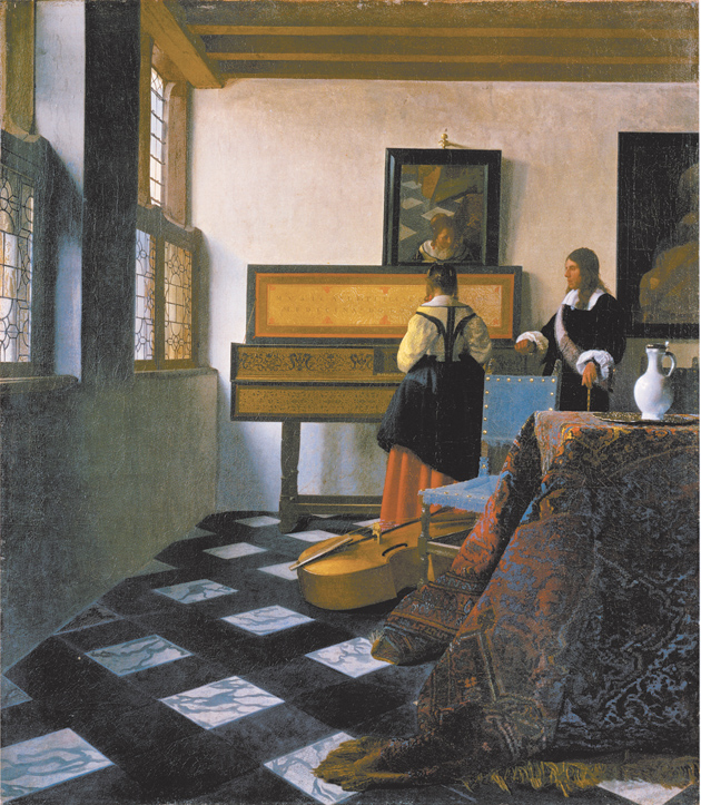 Dream-art Oil painting Johannes Vermeer The Lace maker Young Girl Seated art 