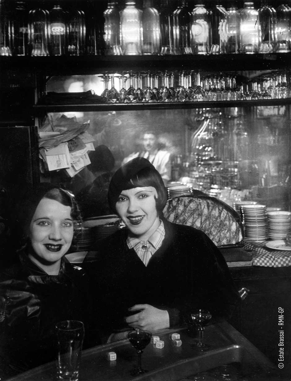 Brassai 95 Prostitutes at a bar.jpg