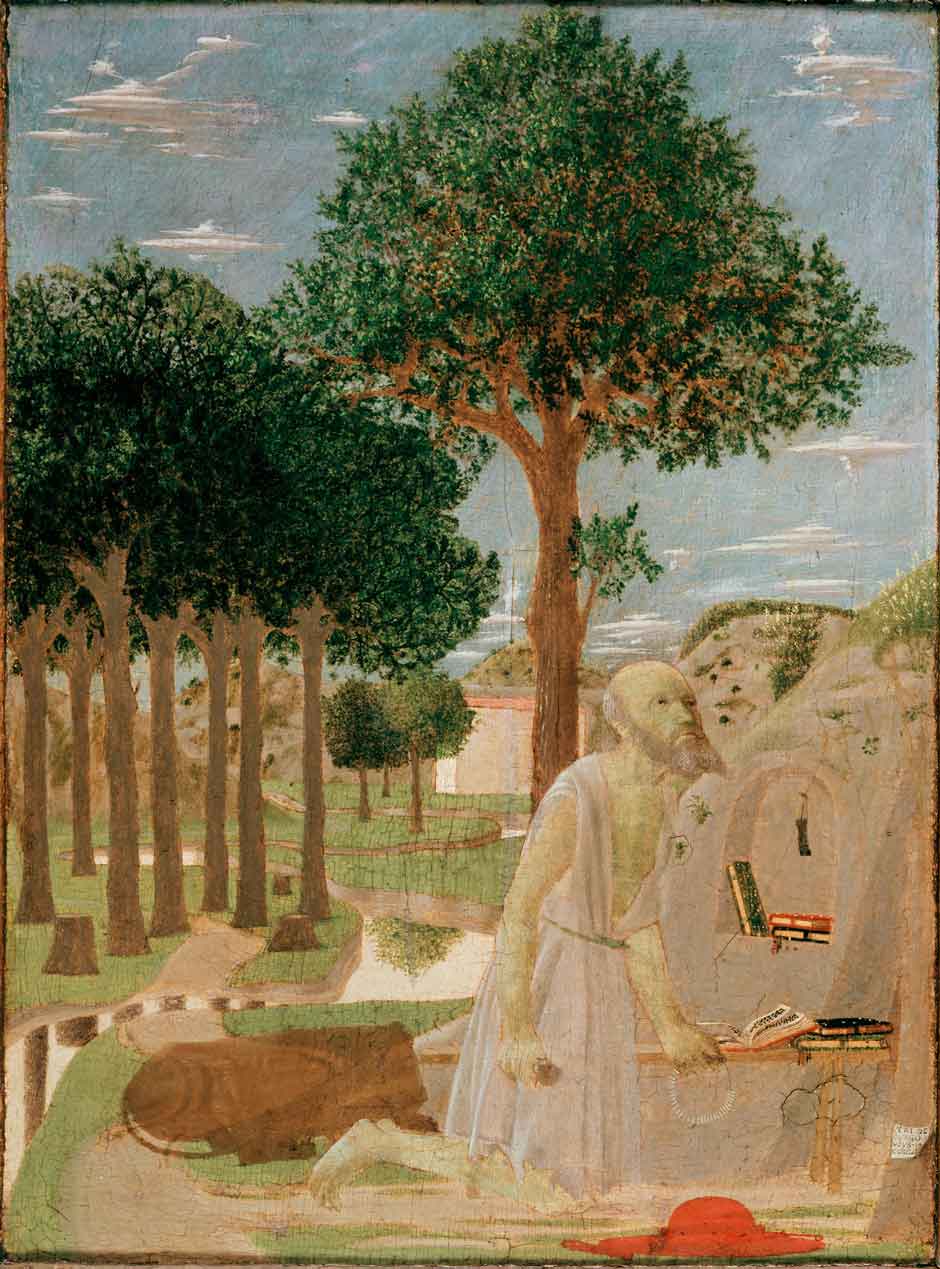 Piero della Francesca: Saint Jerome in the Wilderness.jpg