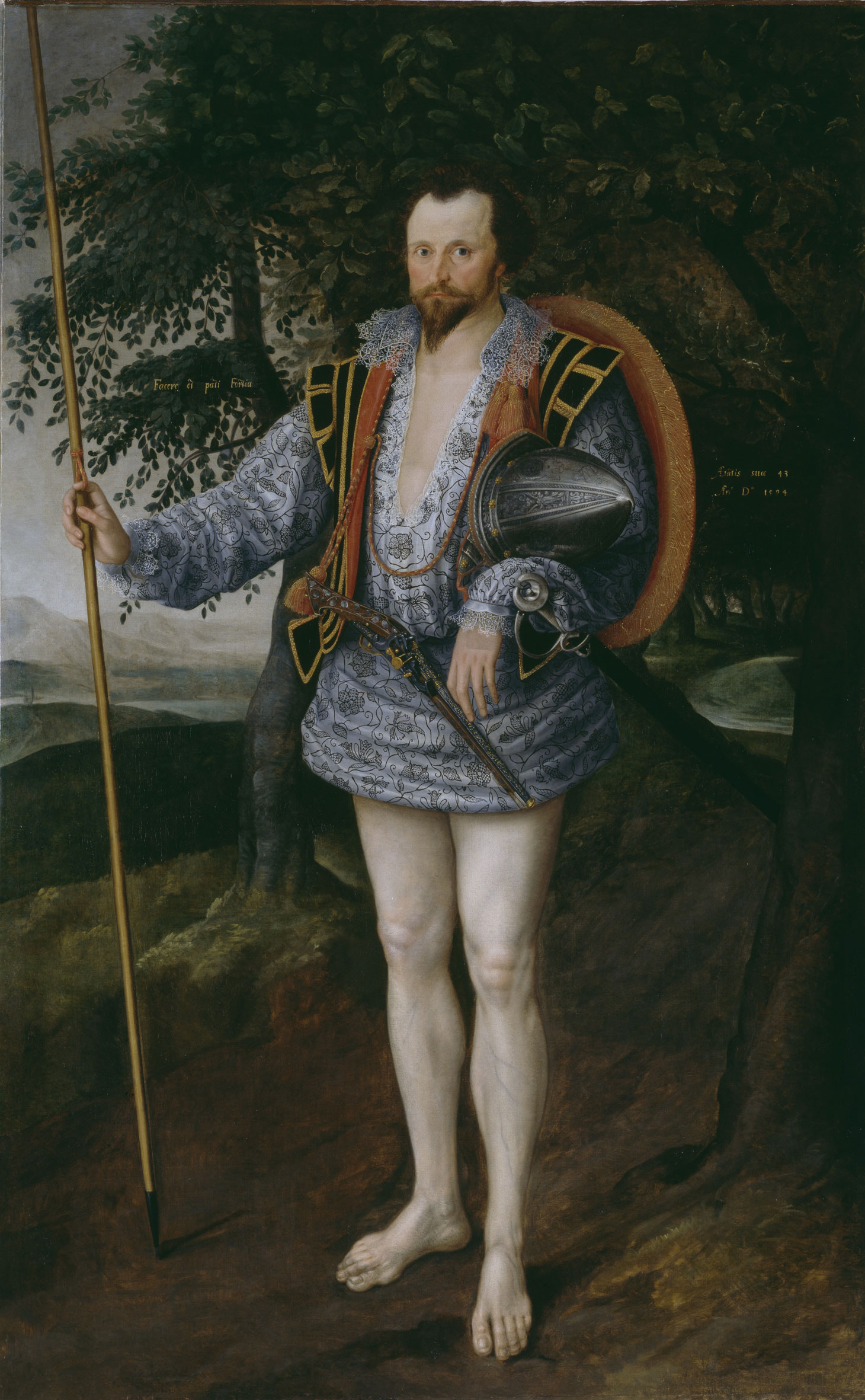 Marcus Gheeraerts II: Portrait of Captain Thomas Lee, 1594 