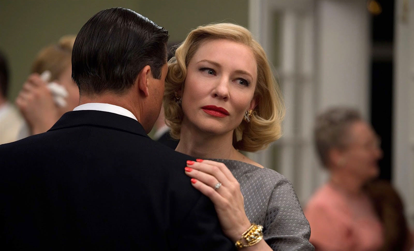 Cate Blanchett as Carol and Kyle Chandler as her husband Harge Aird in Carol, 2015