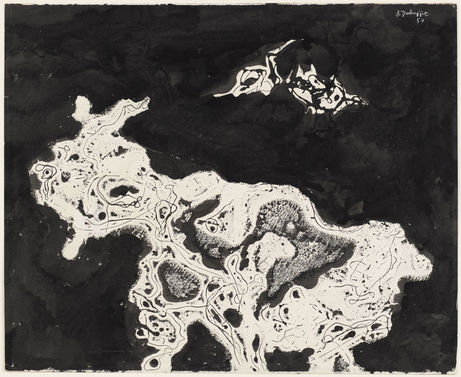 Jean Dubuffet: Goat with a Bird, 1954