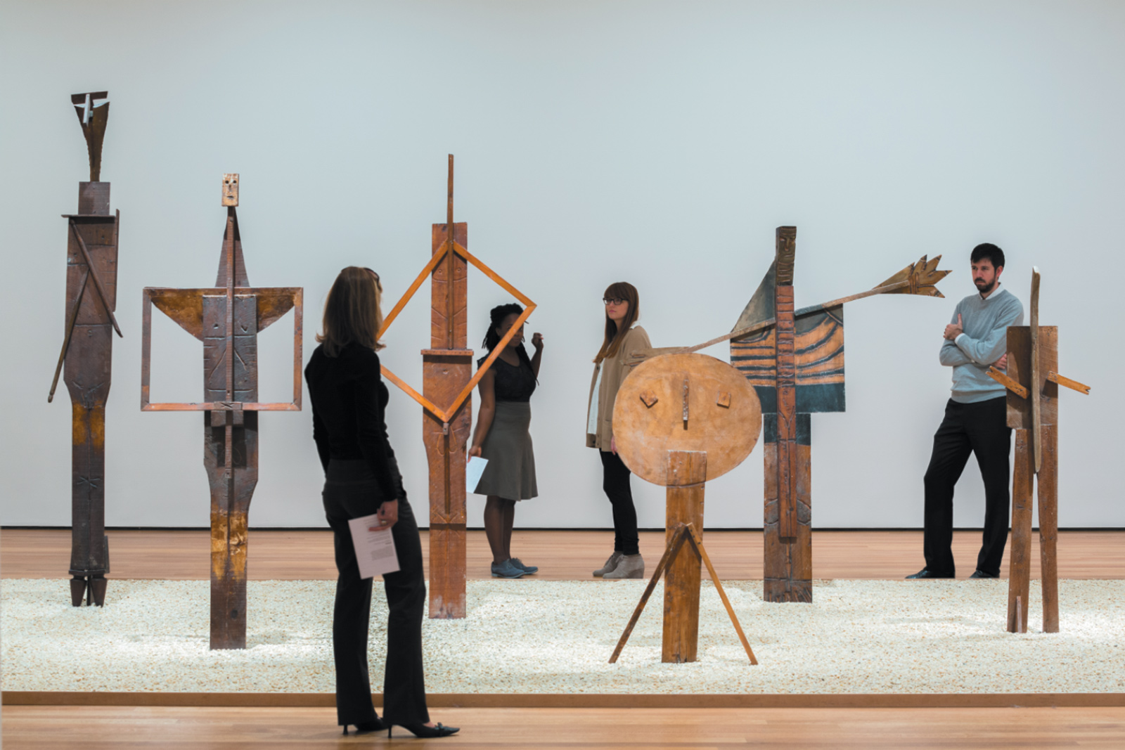 Works by Pablo Picasso in the exhibition ‘Picasso Sculpture’ at the Museum of Modern Art, New York City, 2015