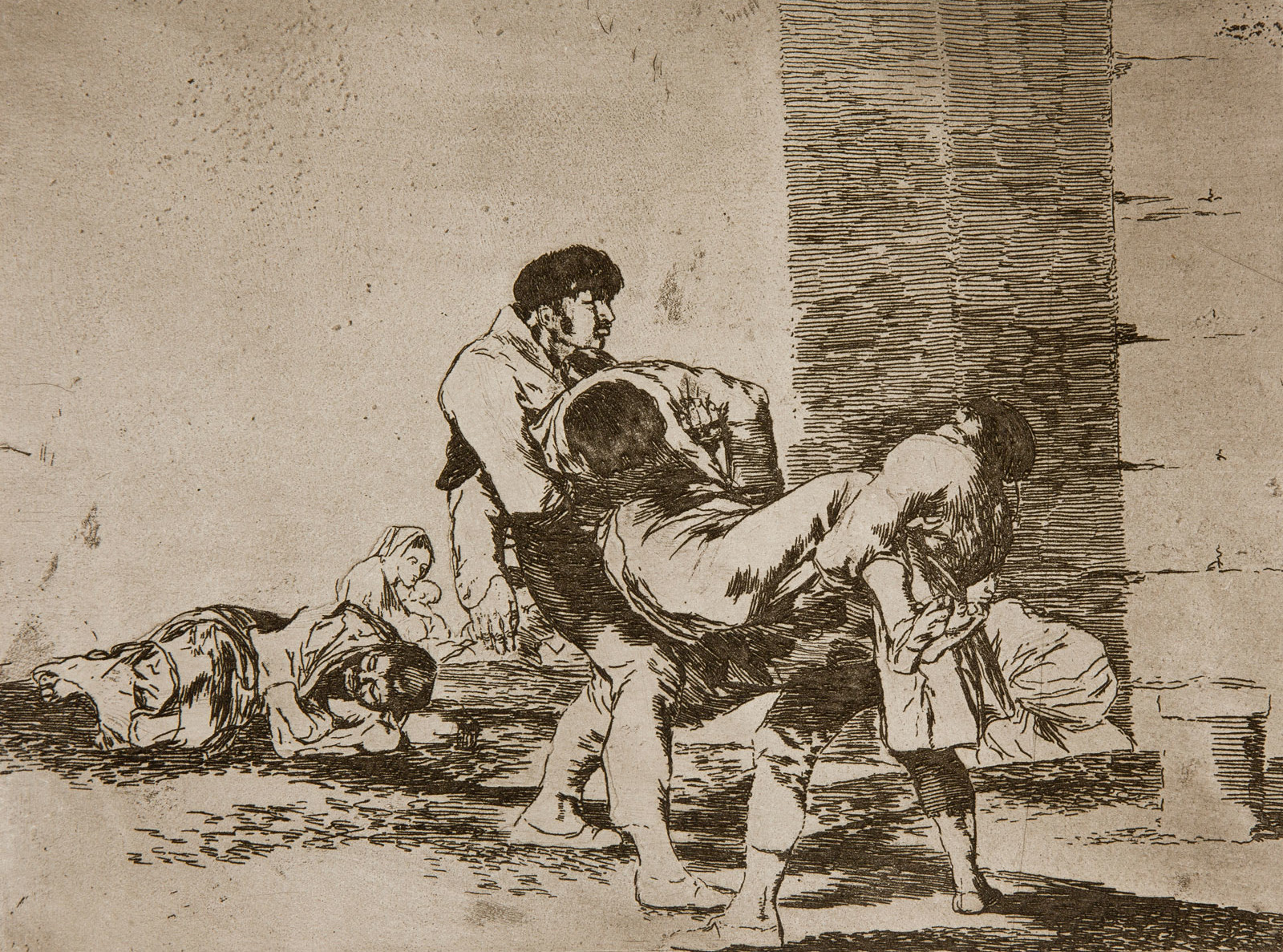 Francisco Goya: To the Cemetery, 1810-1820