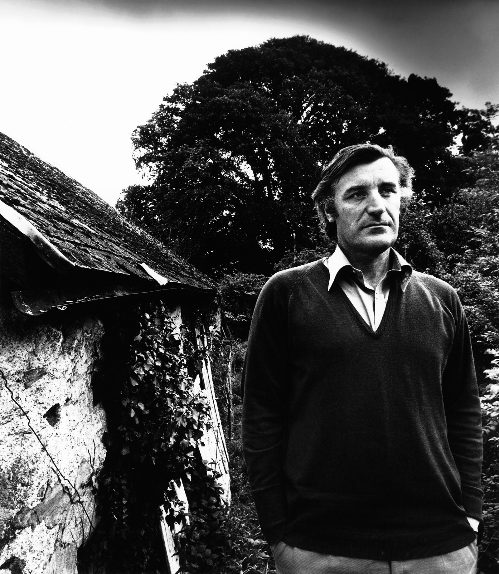 Ted Hughes, 1978; photograph by Bill Brandt