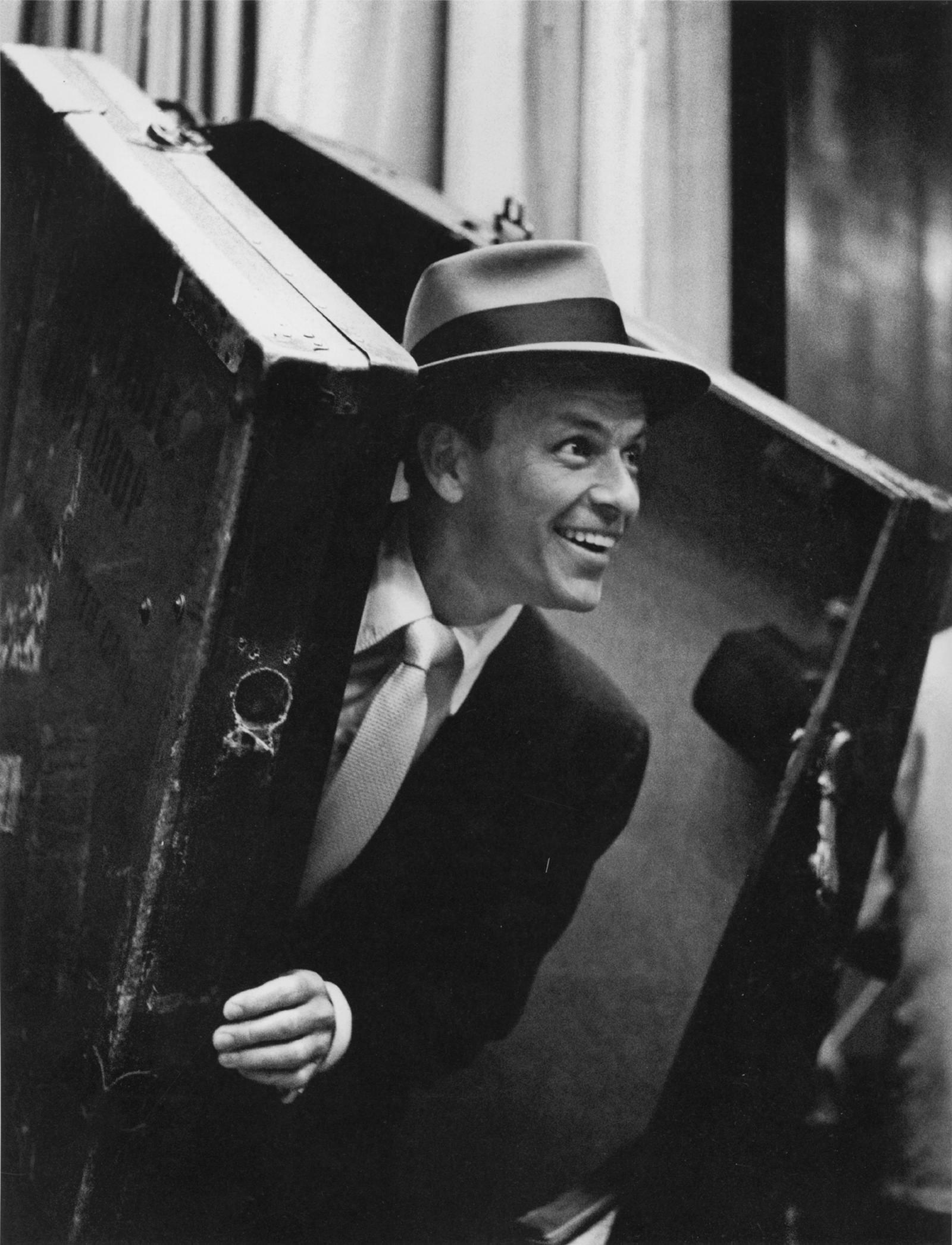 Frank Sinatra, Hollywood, 1955; photograph by William Claxton from Sinatra, a limited-edition book compiled by Amanda Erlinger and Robin Morgan, published by ACC Editions