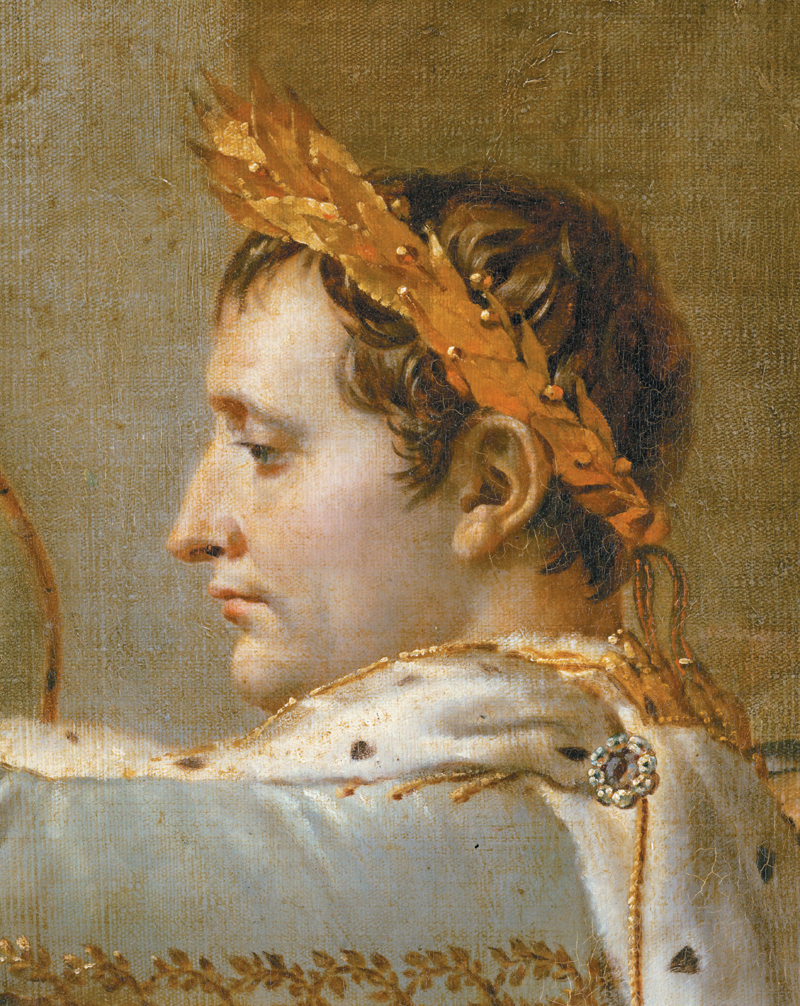 ‘The Coronation of Napoleon’; detail of a painting by Jacques-Louis David, 1806–1807