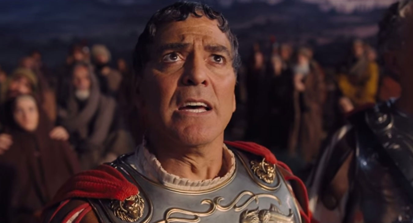 George Clooney as Baird Whitlock in the Coen brothers' Hail, Caesar!, 2016