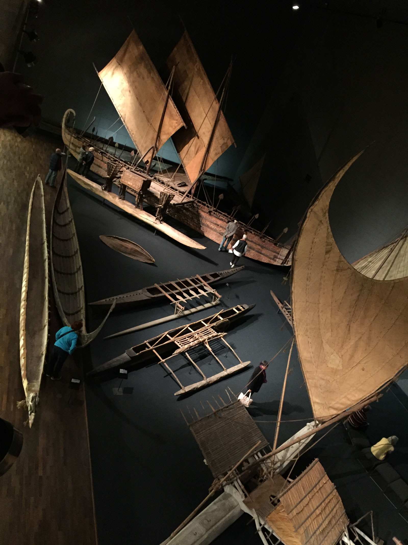 Outriggers at the Dahlem Museum, Berlin, 2016