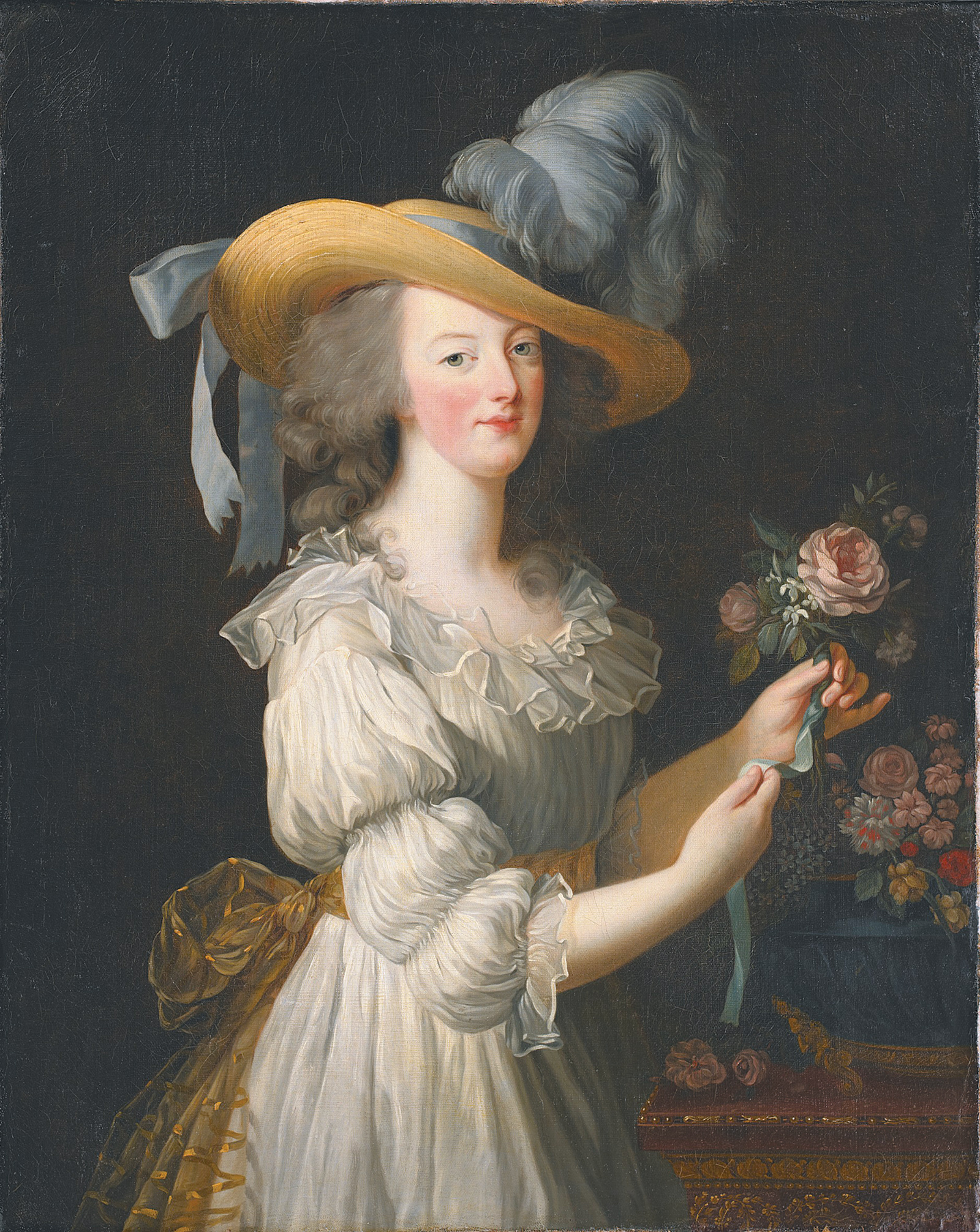 Élisabeth Louise Vigée Le Brun: Marie Antoinette in a Chemise Dress, 1783