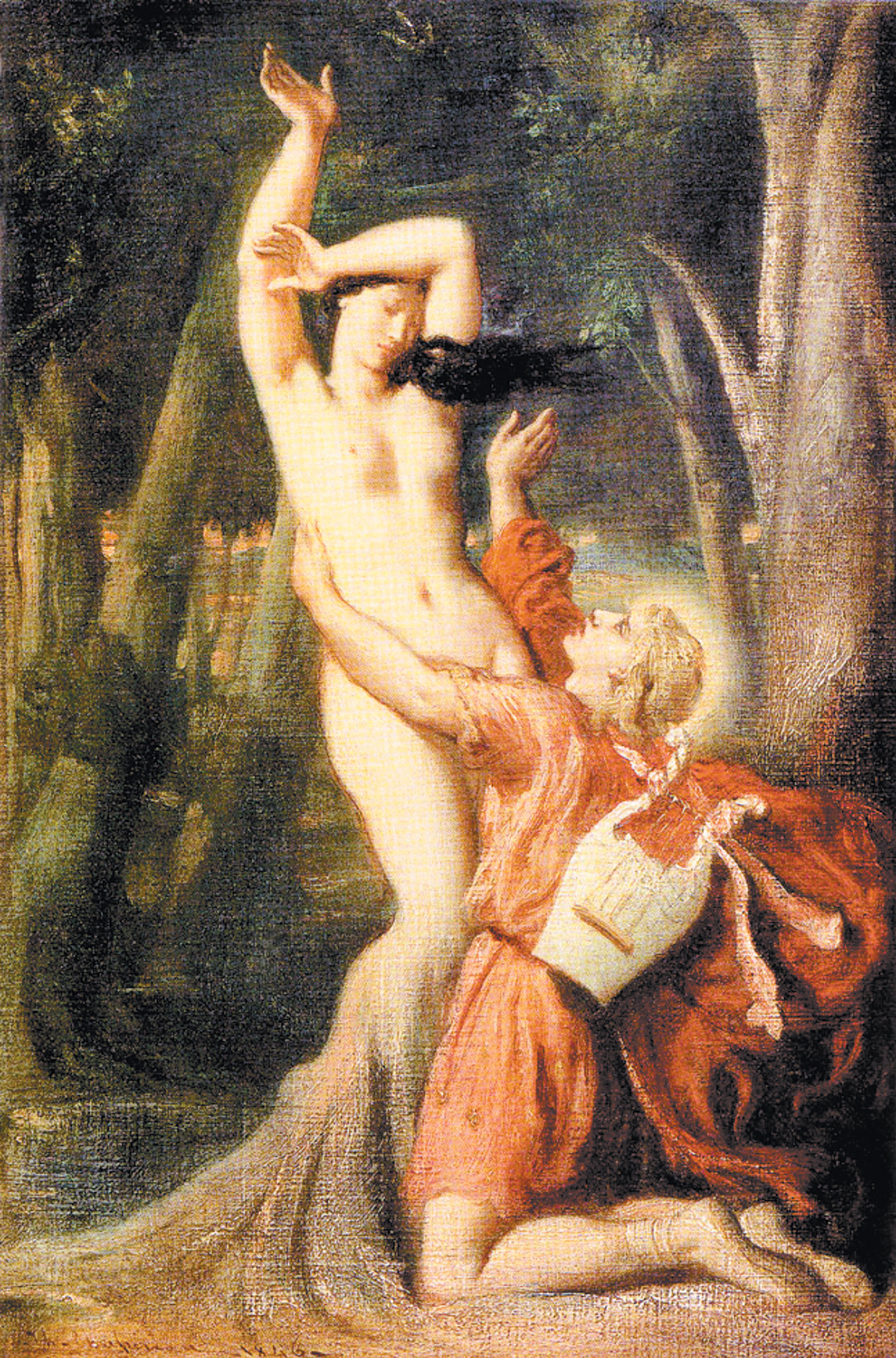 ‘Apollo and Daphne’; painting by Théodore Chassériau, 1845