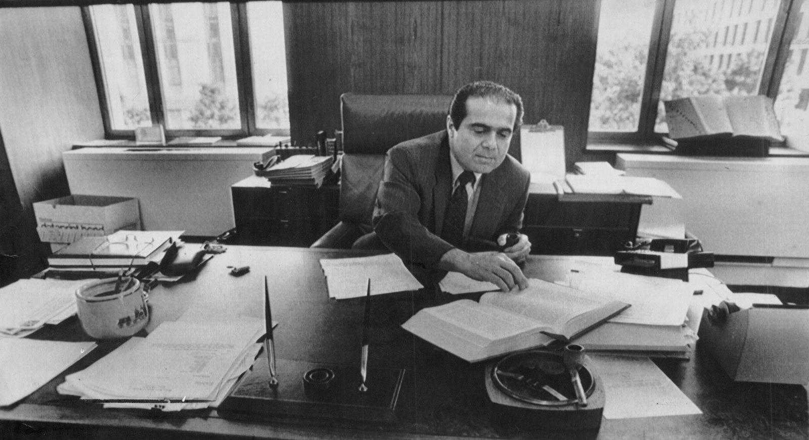 Judge Antonin Scalia, then serving on the United States Court of Appeals in the District of Columbia Circuit, Washington, D.C., July 28, 1986