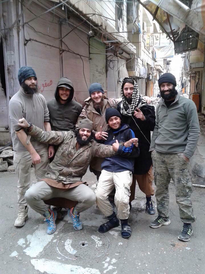 Belgian jihadists, including Younes Abaaoud, Syria, 2015