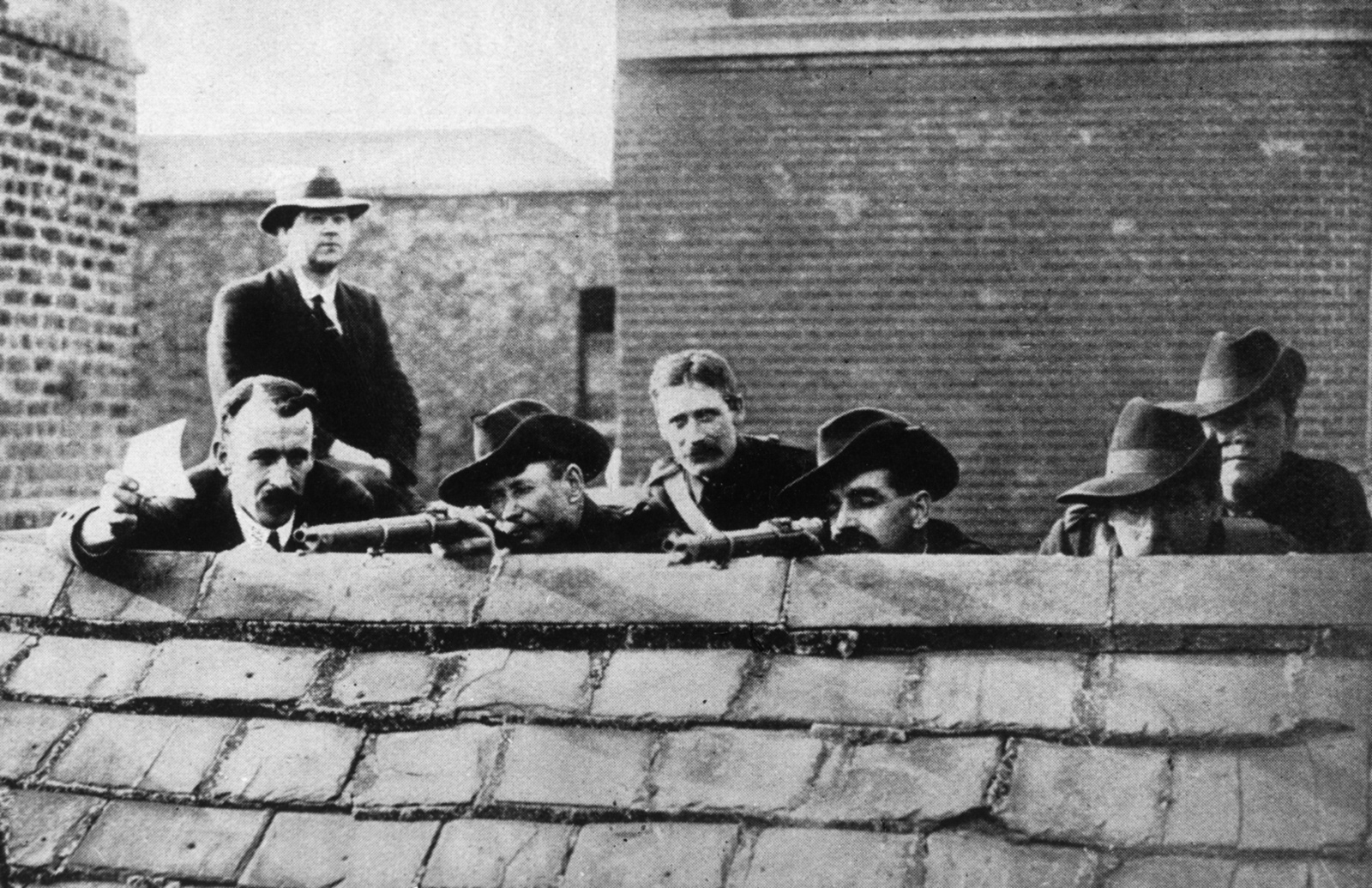 Irish rebels during the Easter Rising, 1916