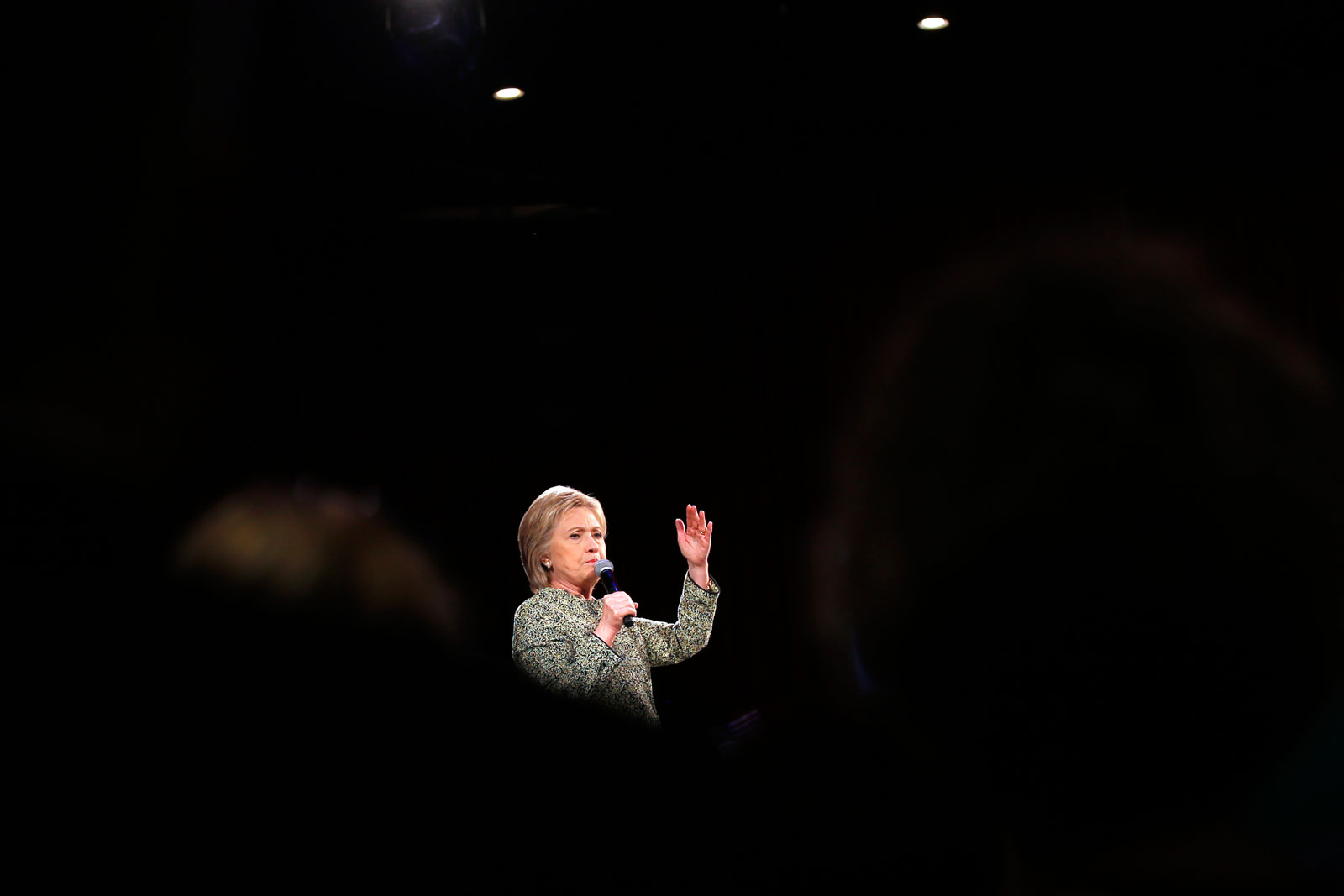 Hillary Clinton speaks to supporters in Tampa, Florida, March 10, 2016