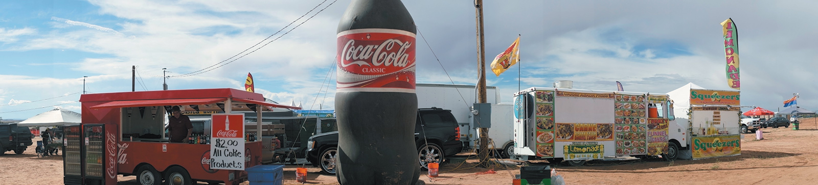 Coca-Cola for sale at the Western Navajo Nation Fair, Tuba City, Arizona, October 2015; photograph by Larry Towell