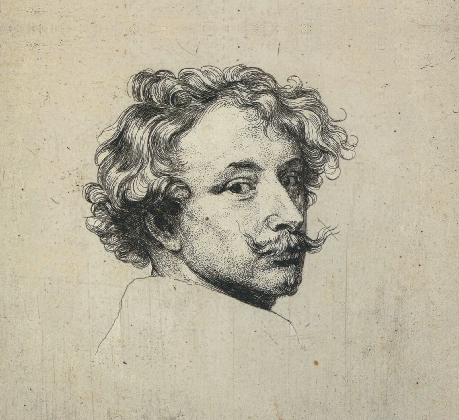 Anthony Van Dyck: Self-Portrait (detail), circa 1627–1635
