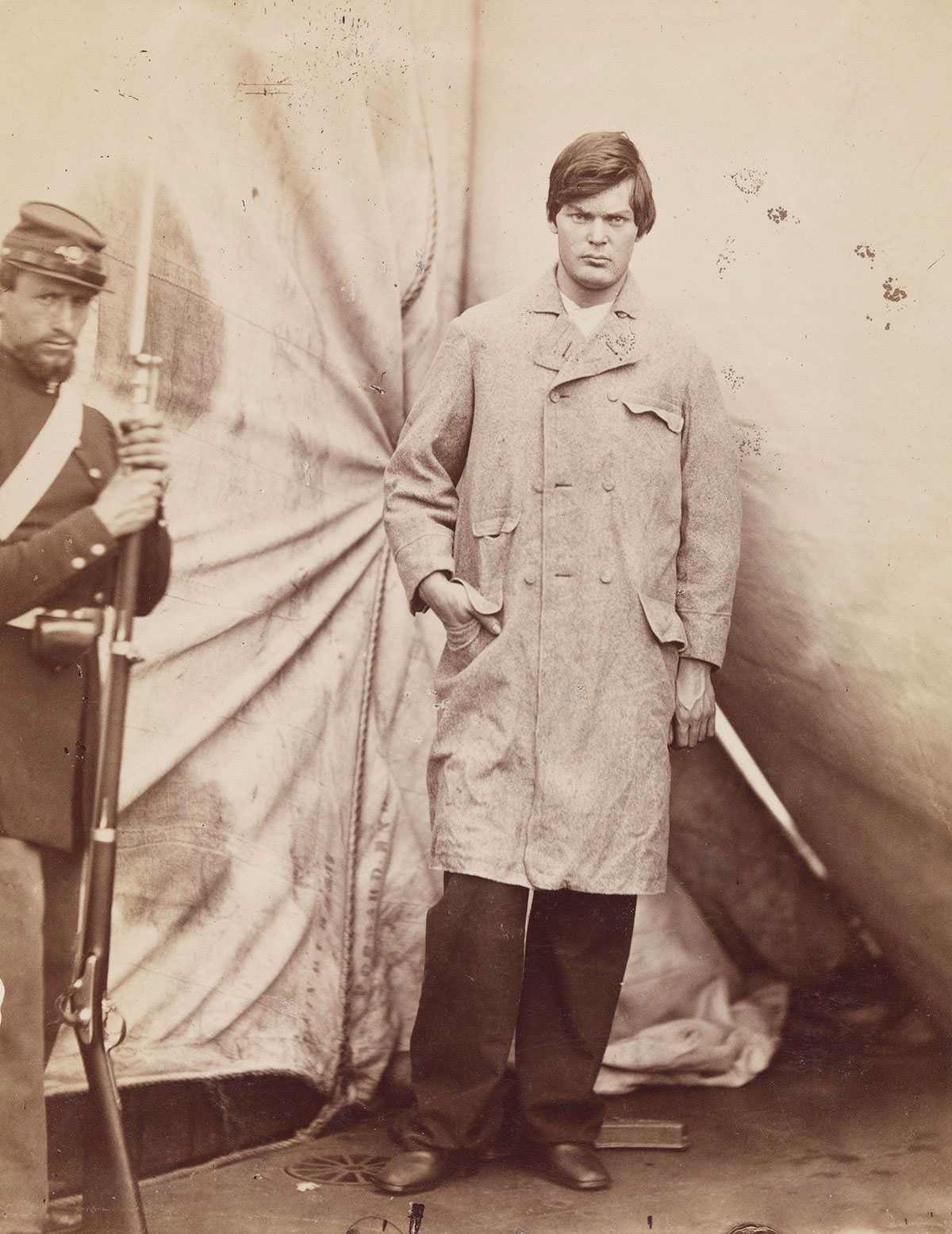Portrait of Lewis Powell by Alexander Gardner, April 27, 1865
