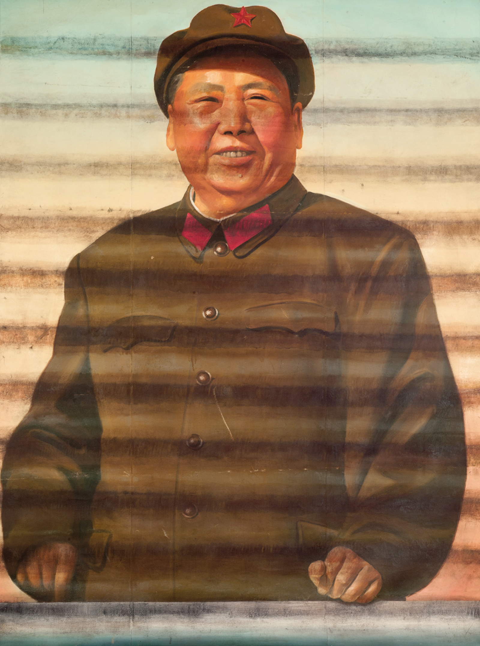 Ai Weiwei: Mao (Facing Forward), 1986; from the exhibition ‘Andy Warhol/Ai Weiwei,’ which originated at the National Gallery of Victoria, Melbourne, and will be at the Andy Warhol Museum, Pittsburgh, June 4–August 28, 2016. The catalog is edited by Max Delany and Eric Shiner and published by Yale University Press.