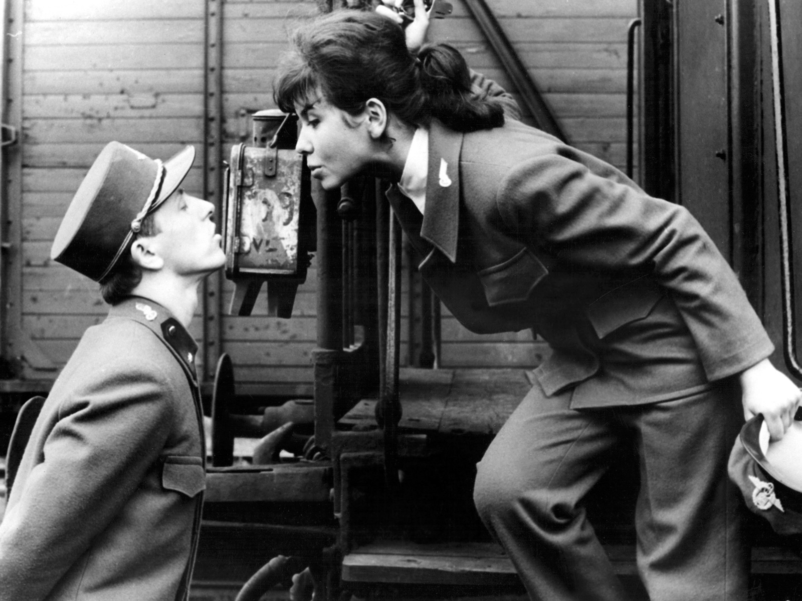 Václav Neckář and Jitka Bendová in Jiří Menzel’s film Closely Watched Trains (1966), which is based on a novel by Bohumil Hrabal