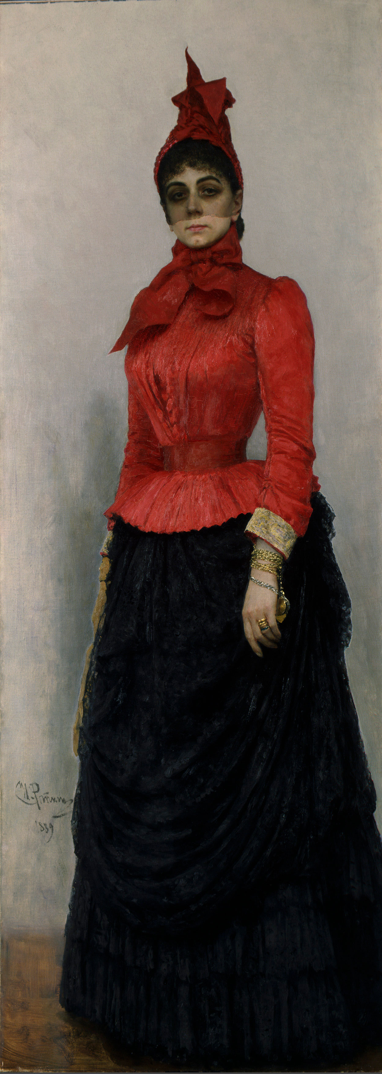 Ilia Repin: Baroness Varvara Ikskul von Hildenbandt, 1889