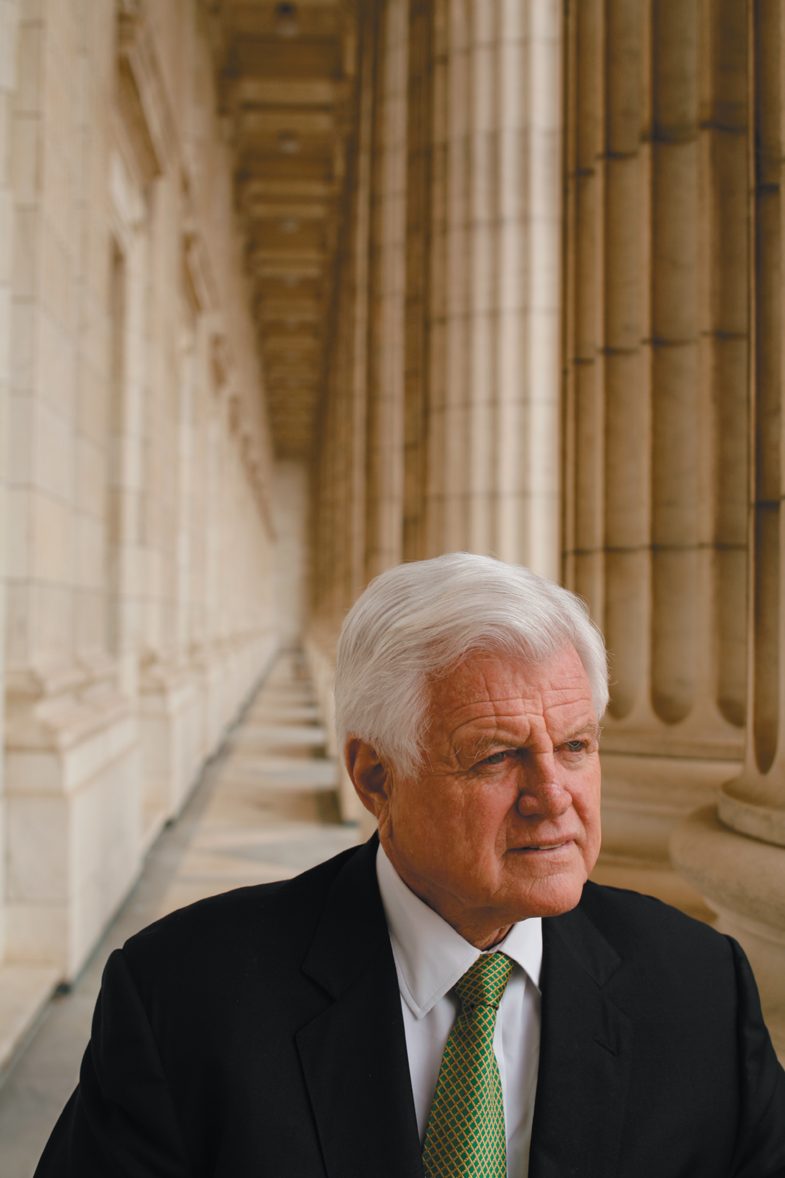 Ted Kennedy outside his office at the Russell Senate Office Building, Washington, D.C., March 2006