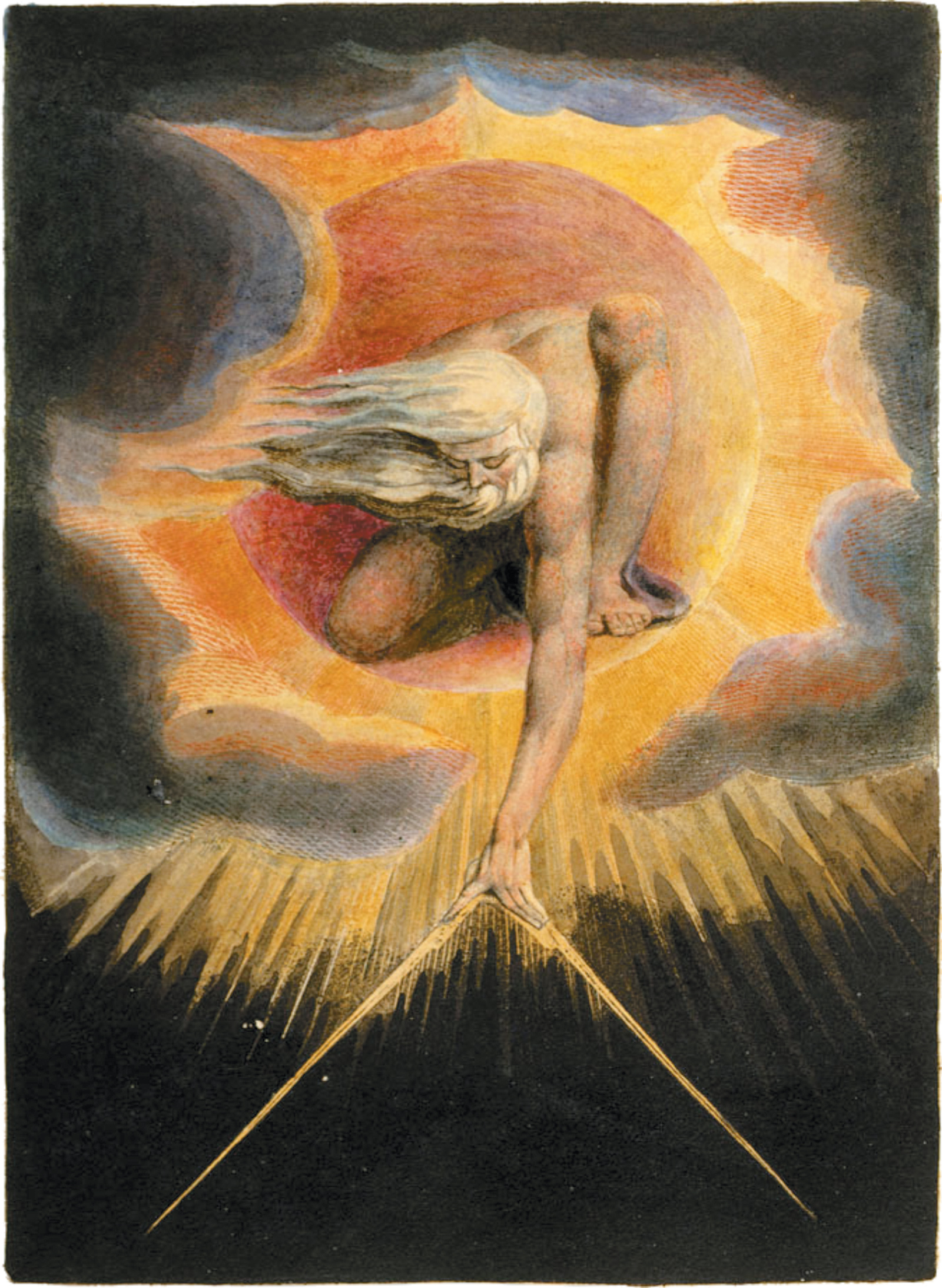 William Blake: The Ancient of Days, frontispiece to Europe a Prophecy, 1794