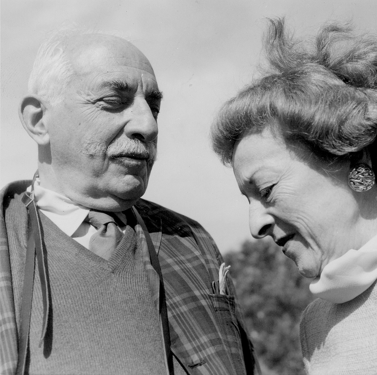 Alfred and Blanche Knopf, circa 1965