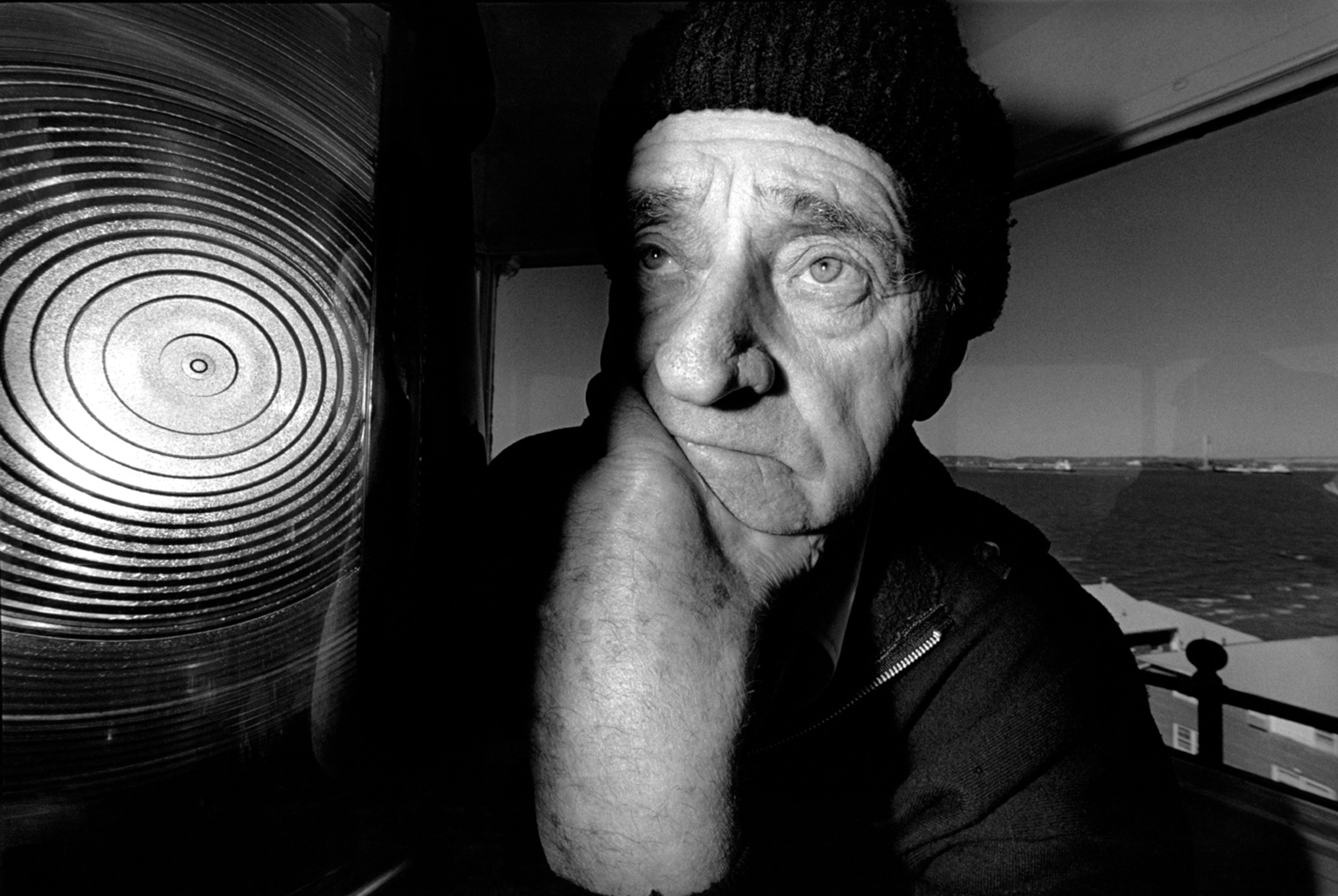 Frank Schubert, aged eighty, when he was the last lighthouse keeper on the Eastern Seaboard, Brooklyn, 1996