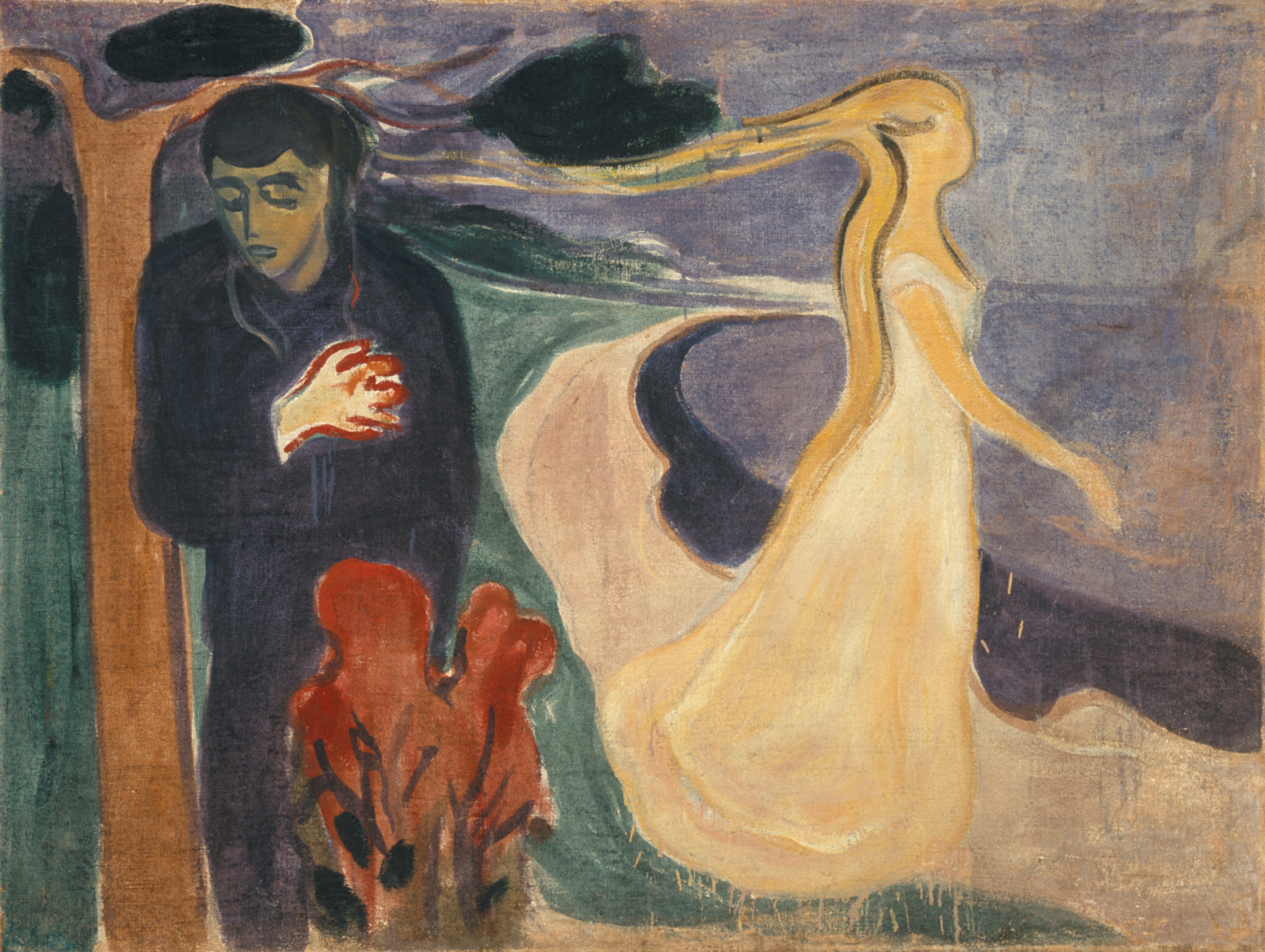 Edvard Munch: Separation, 1896; from the exhibition ‘Munch and Expressionism,’ at the Neue Galerie, New York City, February 18–June 13. The catalog is edited by Jill Lloyd and published by Prestel.