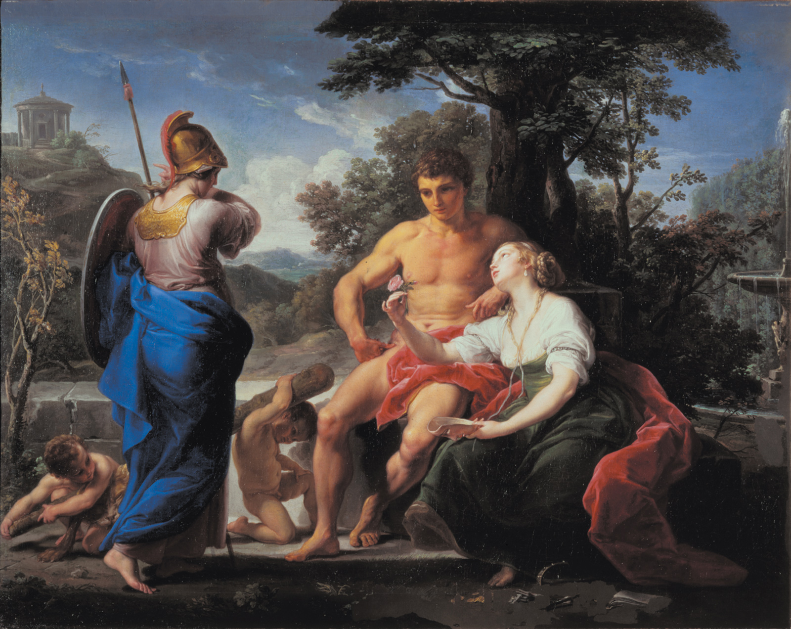Pompeo Batoni: Hercules at the Crossroads, circa 1753
