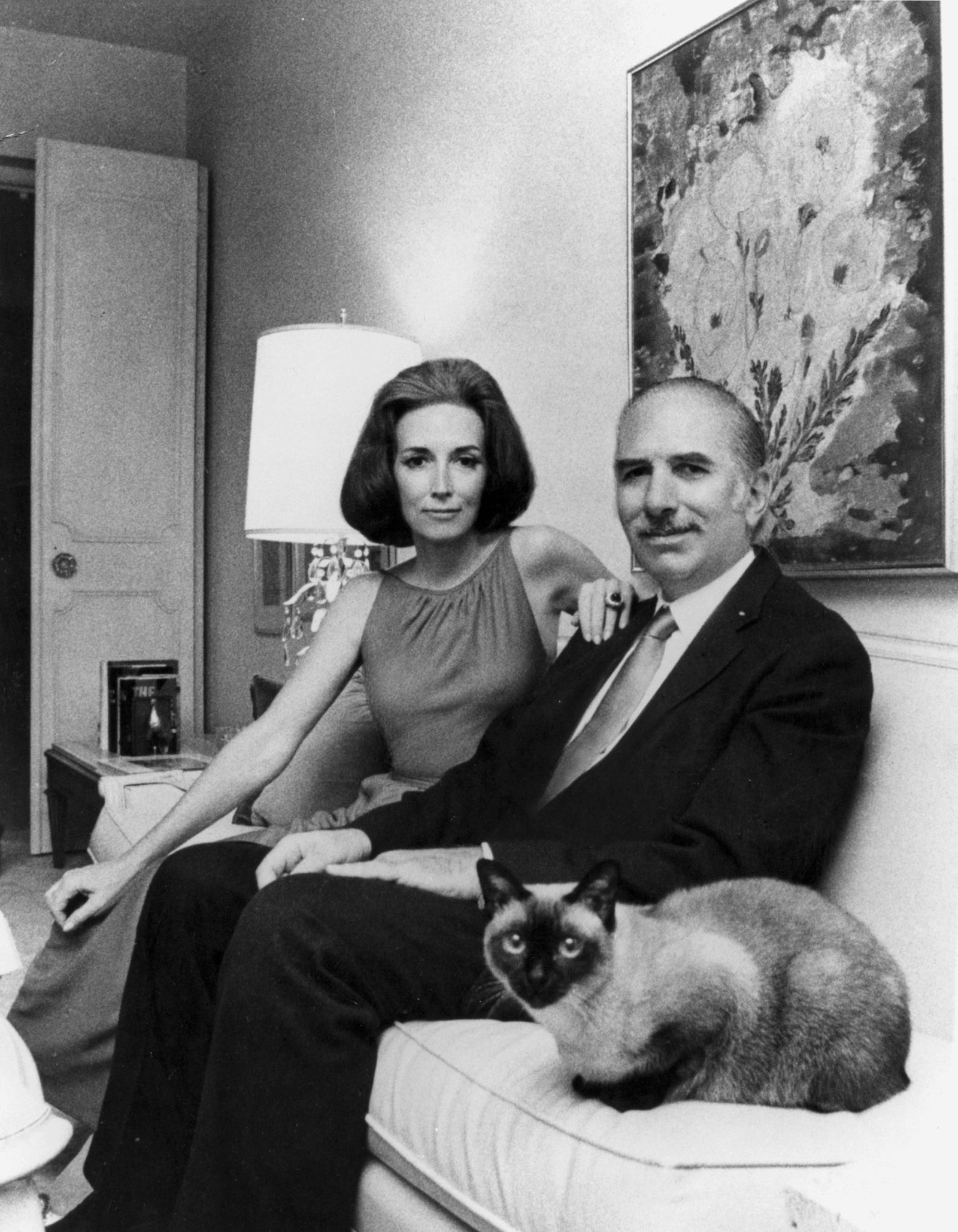 Helen Gurley Brown and David Brown, New York City, 1963