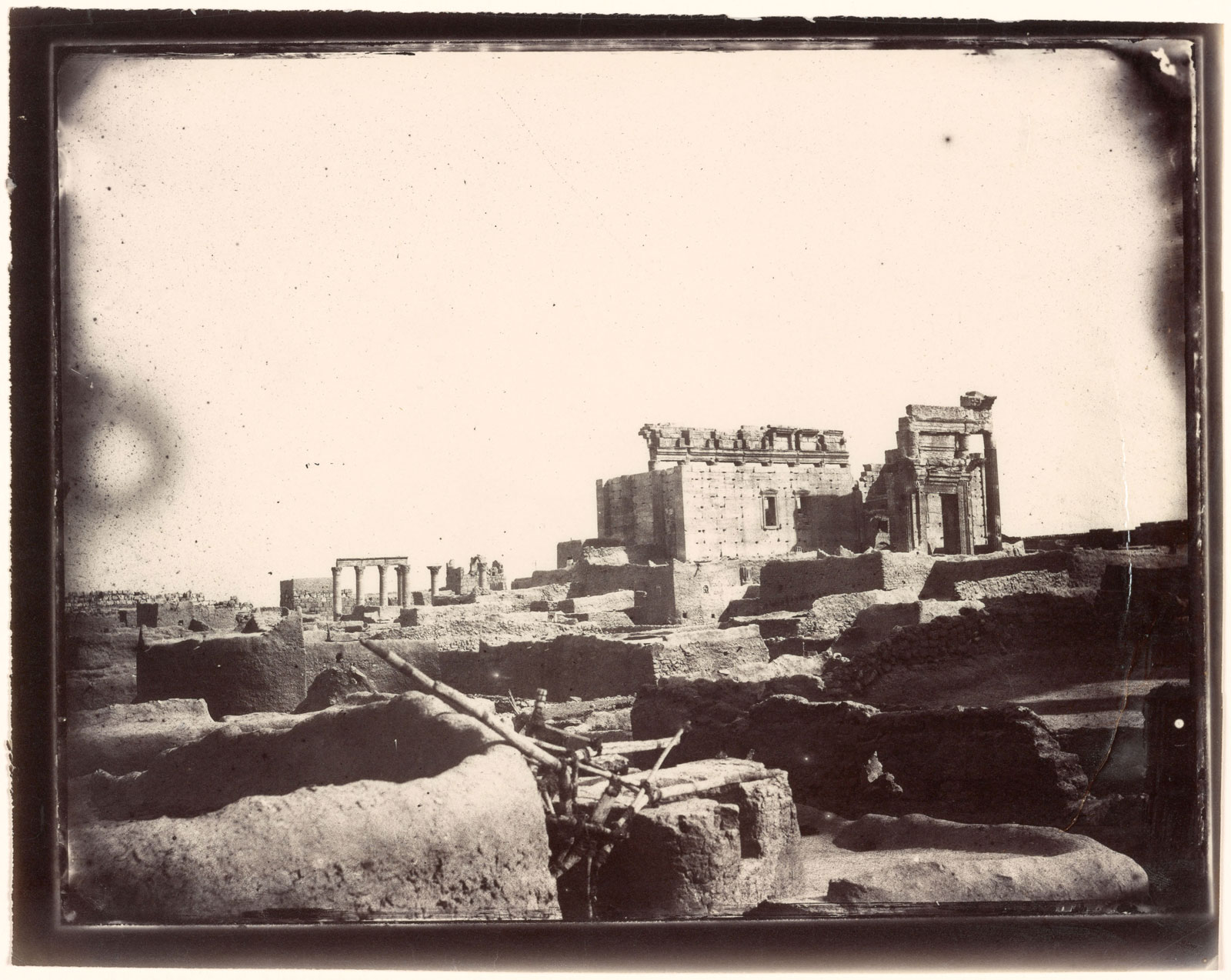 View of the Temple of Bel from the Northwest Corner of the Courtyard 