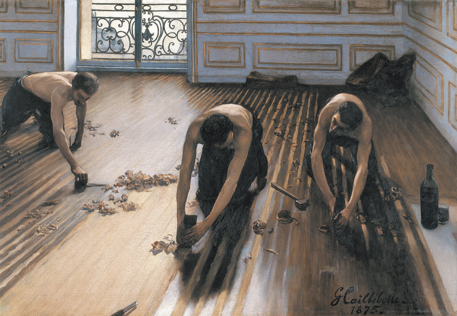 Gustave Caillebotte: The Floor Planers, 1875