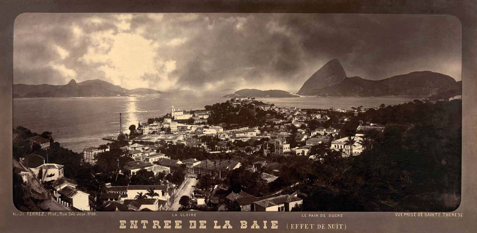 <em>Entrée de la Baie (Effet de Nuit)</em> (entrance to Guanabara Bay with a view of the Sugarloaf Mountain), circa 1885