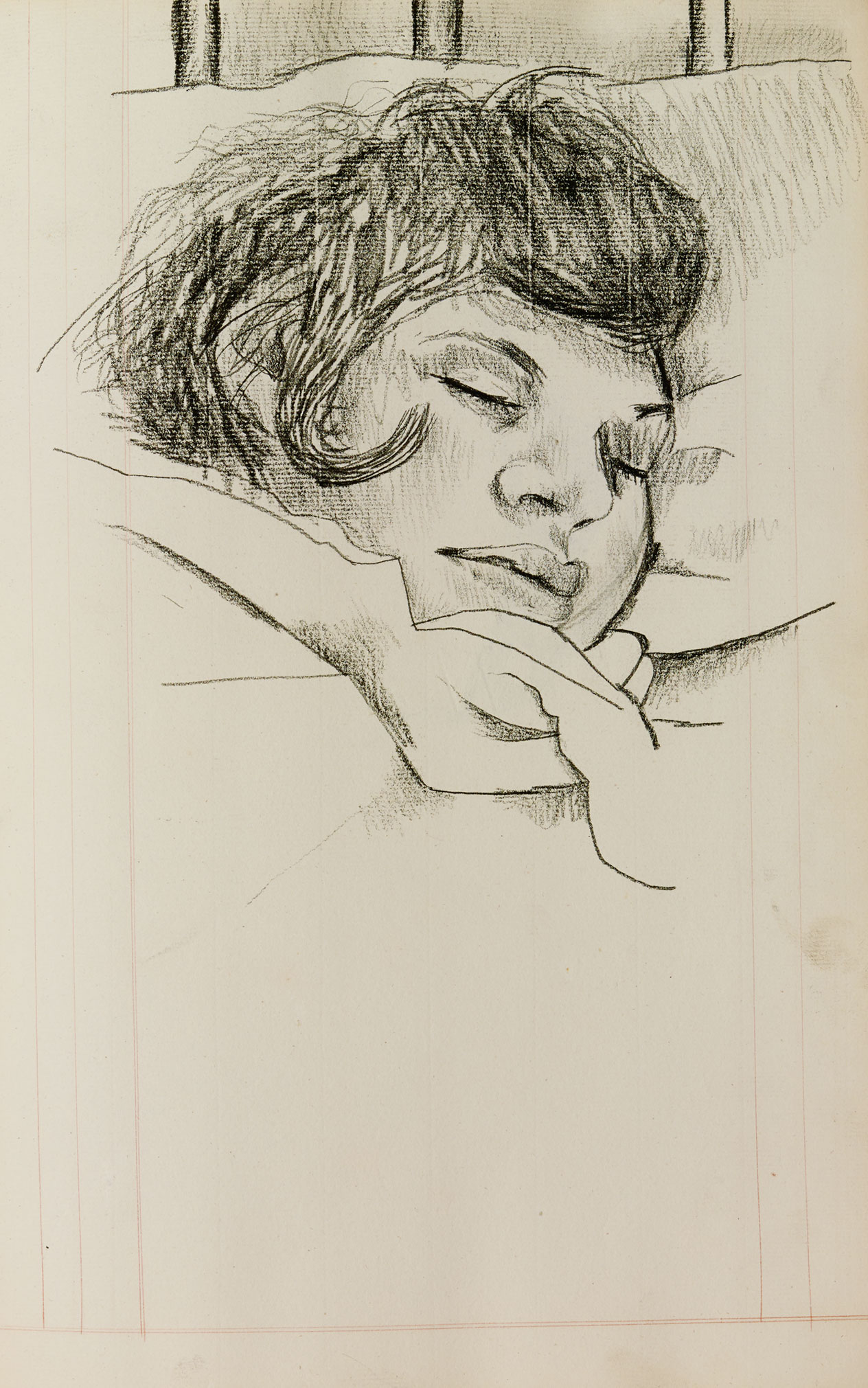 Lucian Freud: Girl sleeping, date unknown