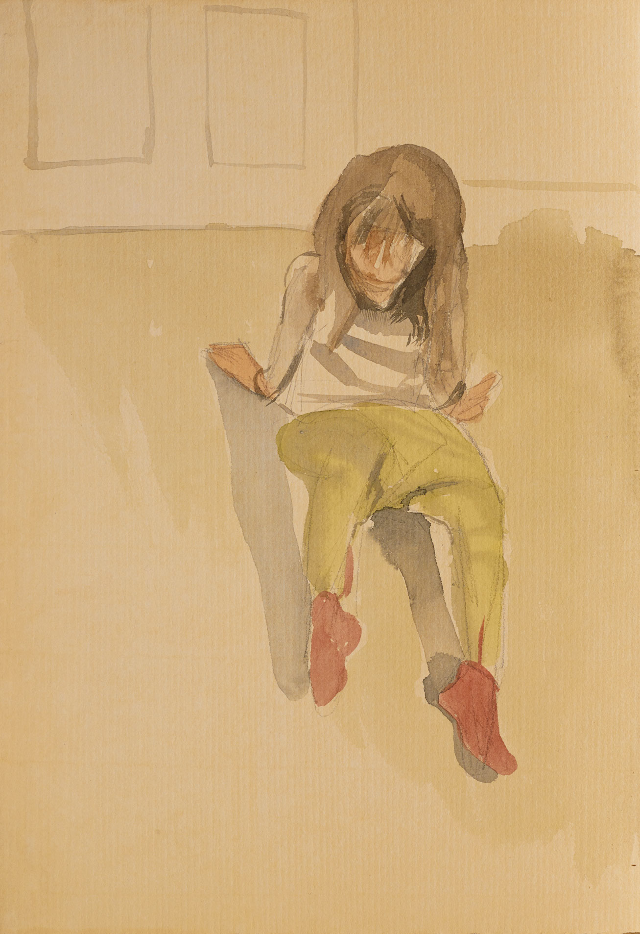 Lucian Freud: Child seated, circa 1961