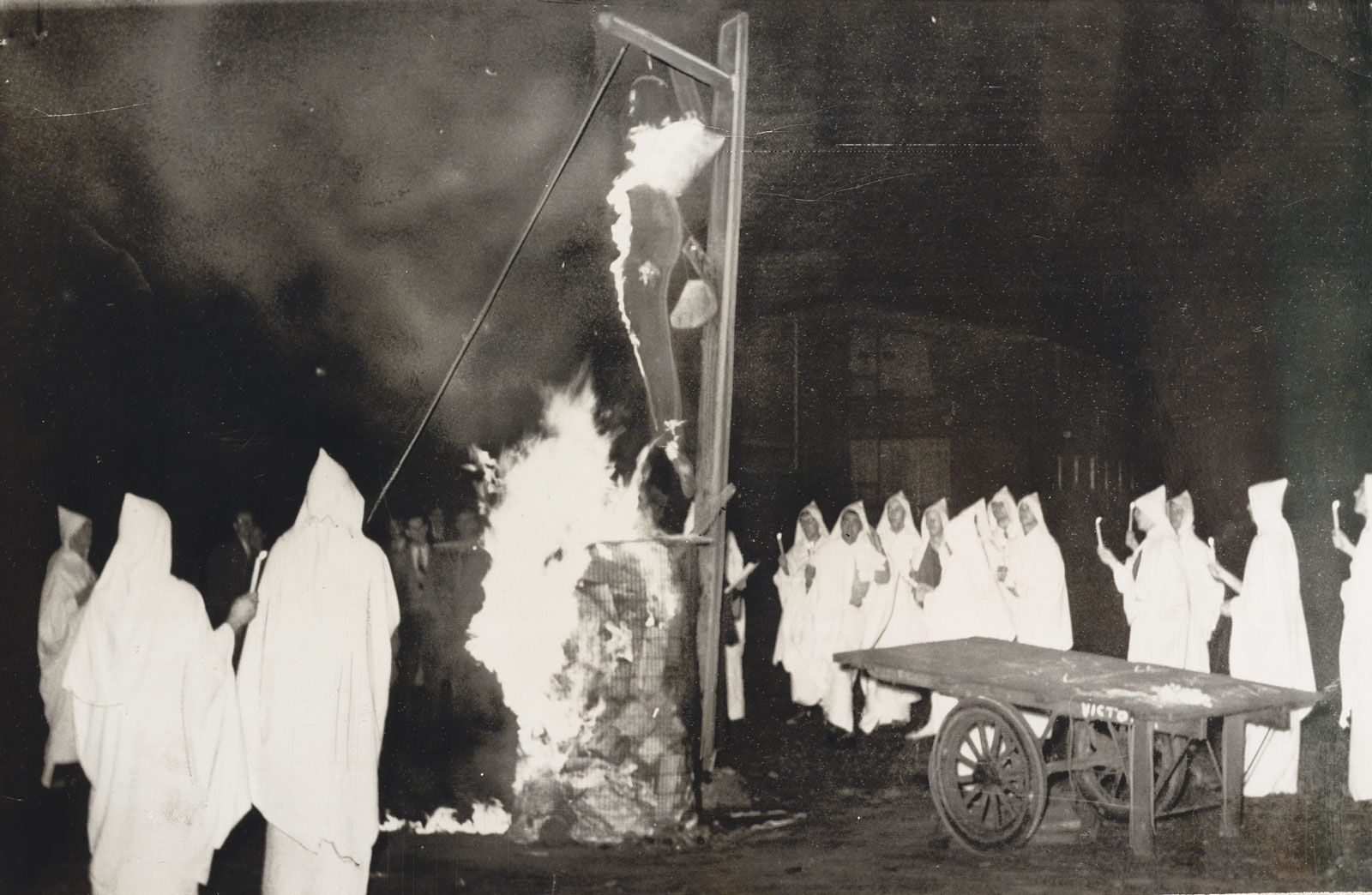 University of Toronto students burn an effigy of Joseph McCarthy, 1953