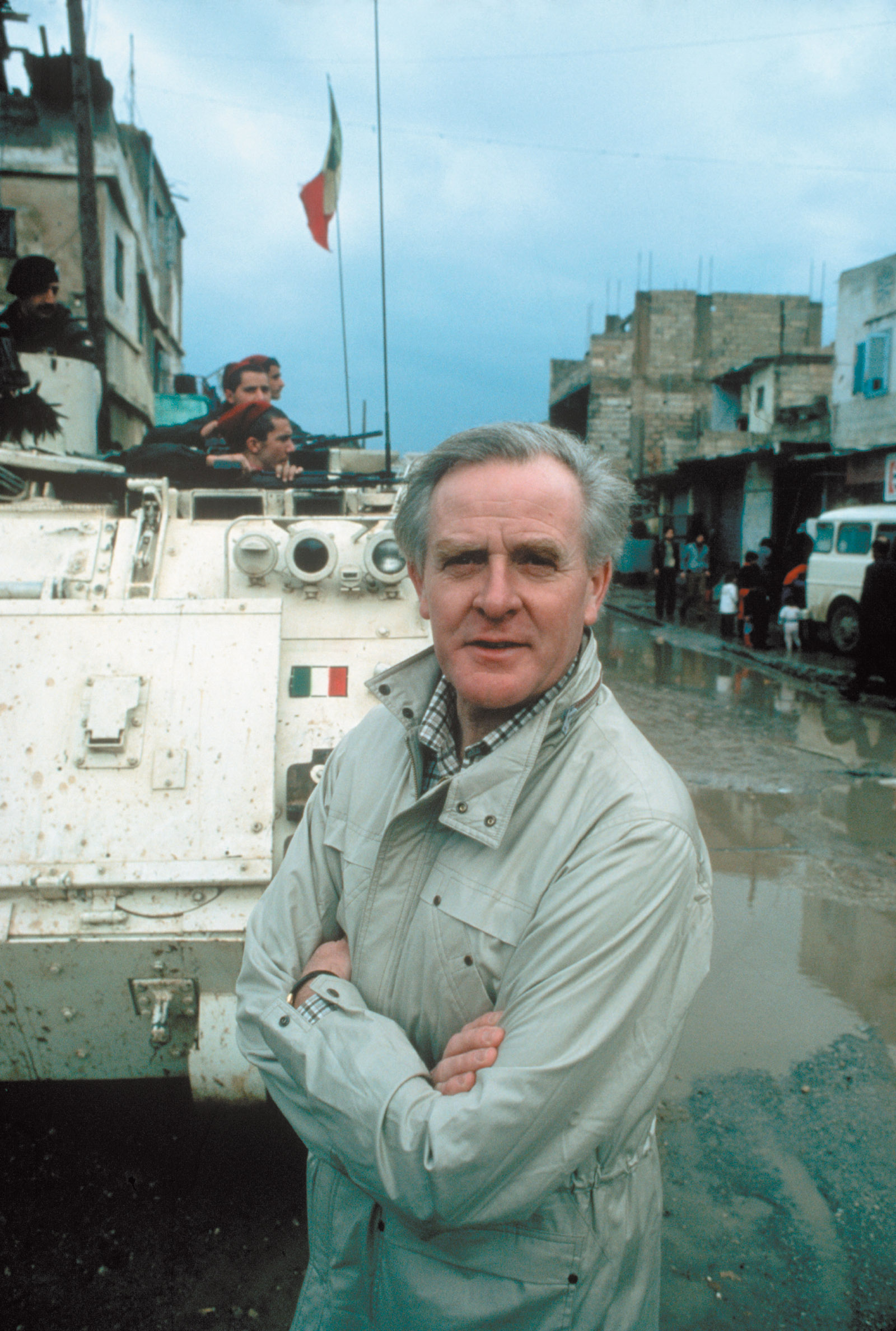John le Carré, Beirut, Lebanon, 1983; photograph by Don McCullin