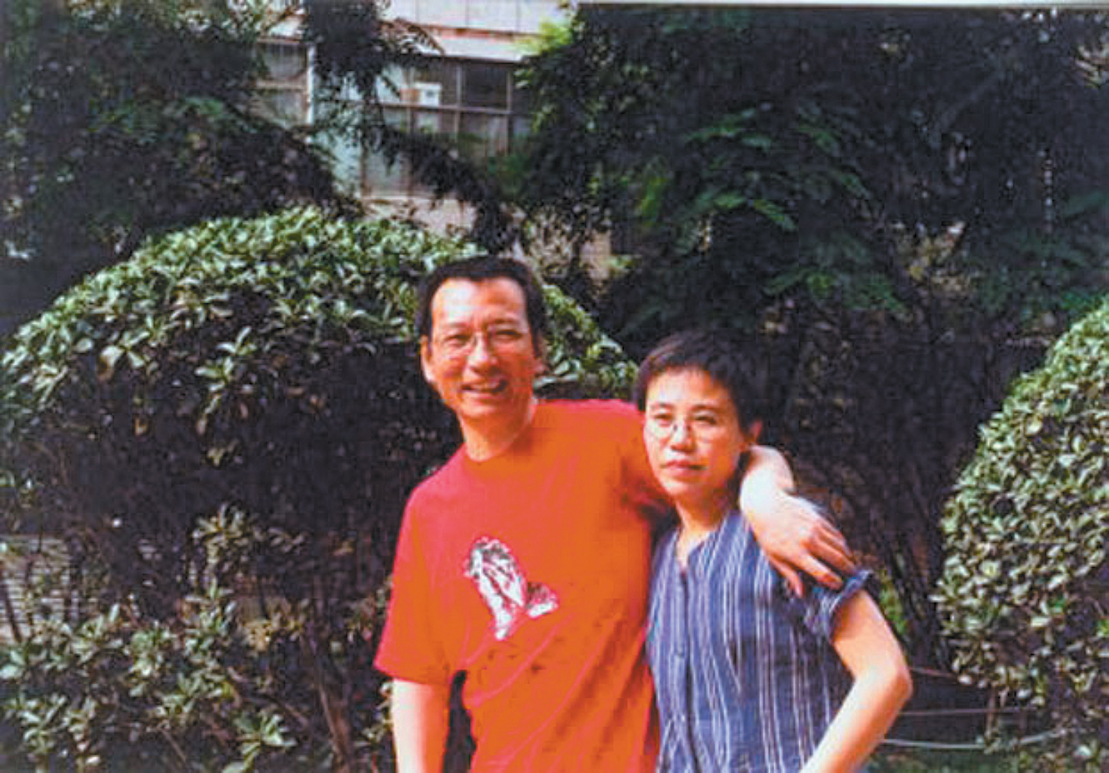Nobel Peace Prize laureate Liu Xiaobo and his wife Liu Xia in an undated photograph taken before he was sent to prison for ‘subversion of state power’ after he helped to write Charter 08, a petition that called for ‘freedom of speech, freedom of the press, and academic freedom’ in China. She remains under house arrest at their apartment in Beijing.
