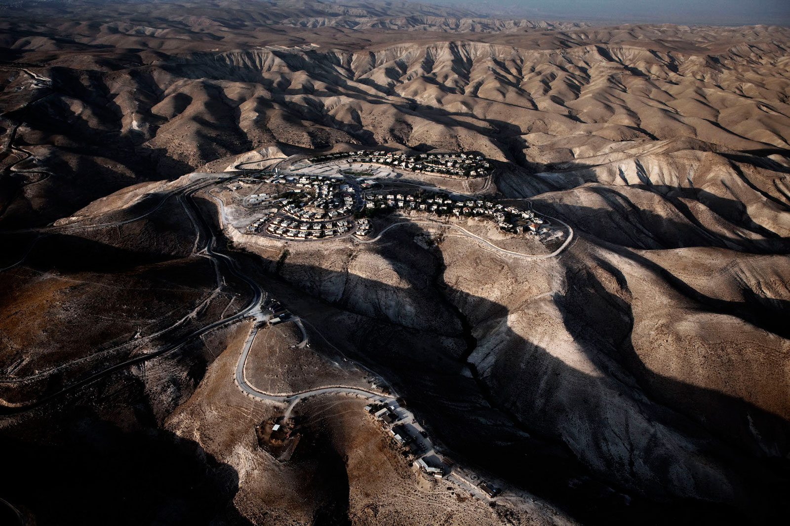 An Israeli settlement in the West Bank, 2009