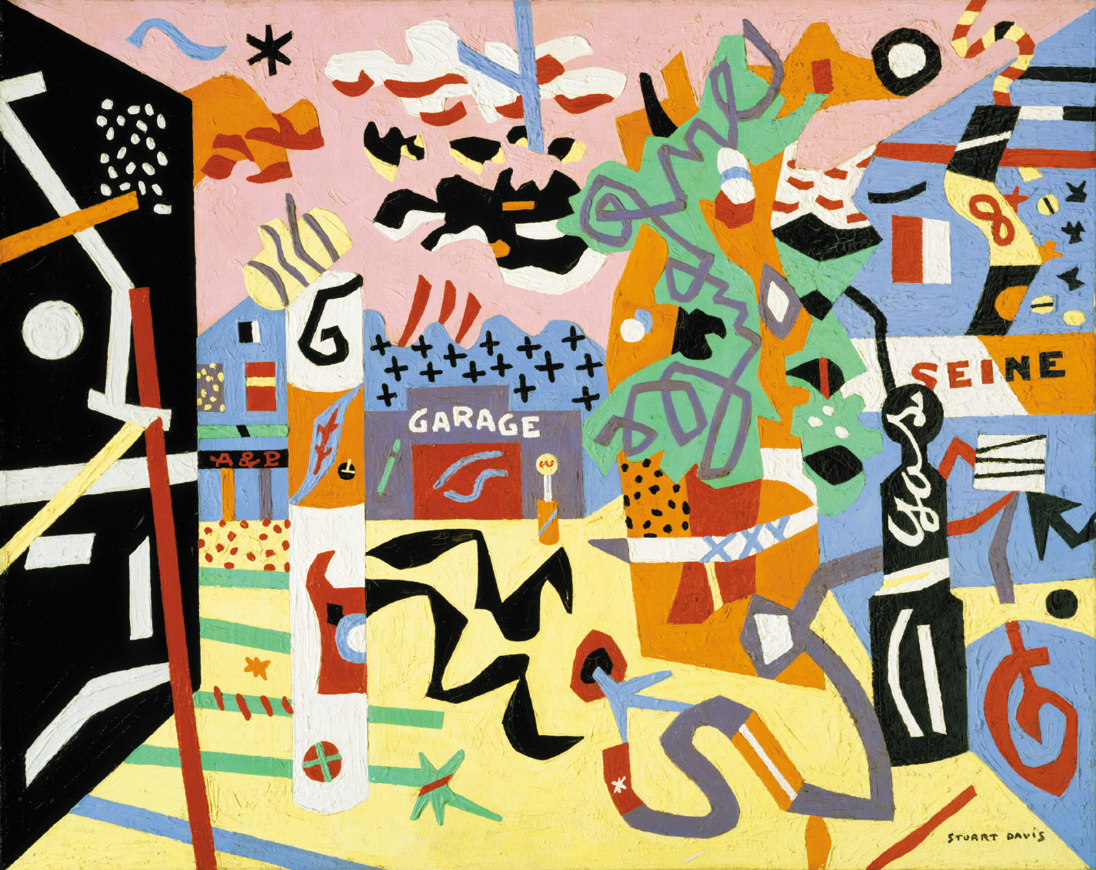 Stuart Davis: Report from Rockport, 24 x 30 inches, 1940