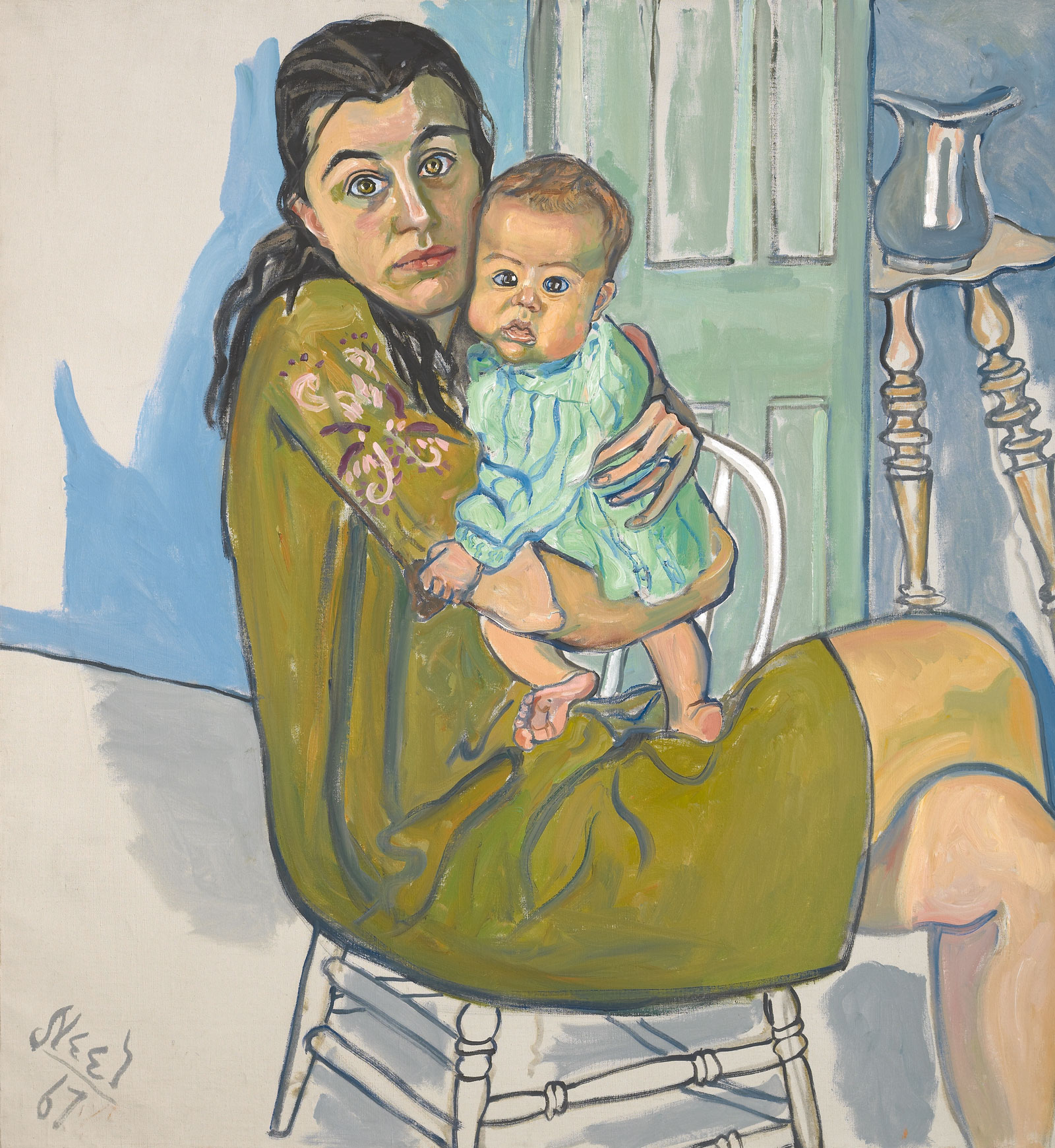 Alice Neel: Mother and Child (Nancy and Olivia), 1967 