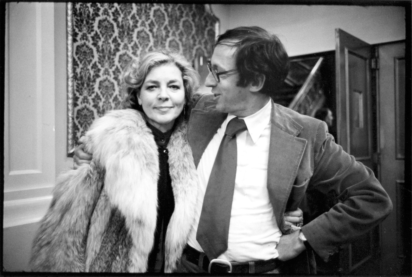 Lauren Bacall and Robert Gottlieb celebrating the publication of Bacall’s memoir, By Myself, which Gottlieb edited, New York City, January 1979