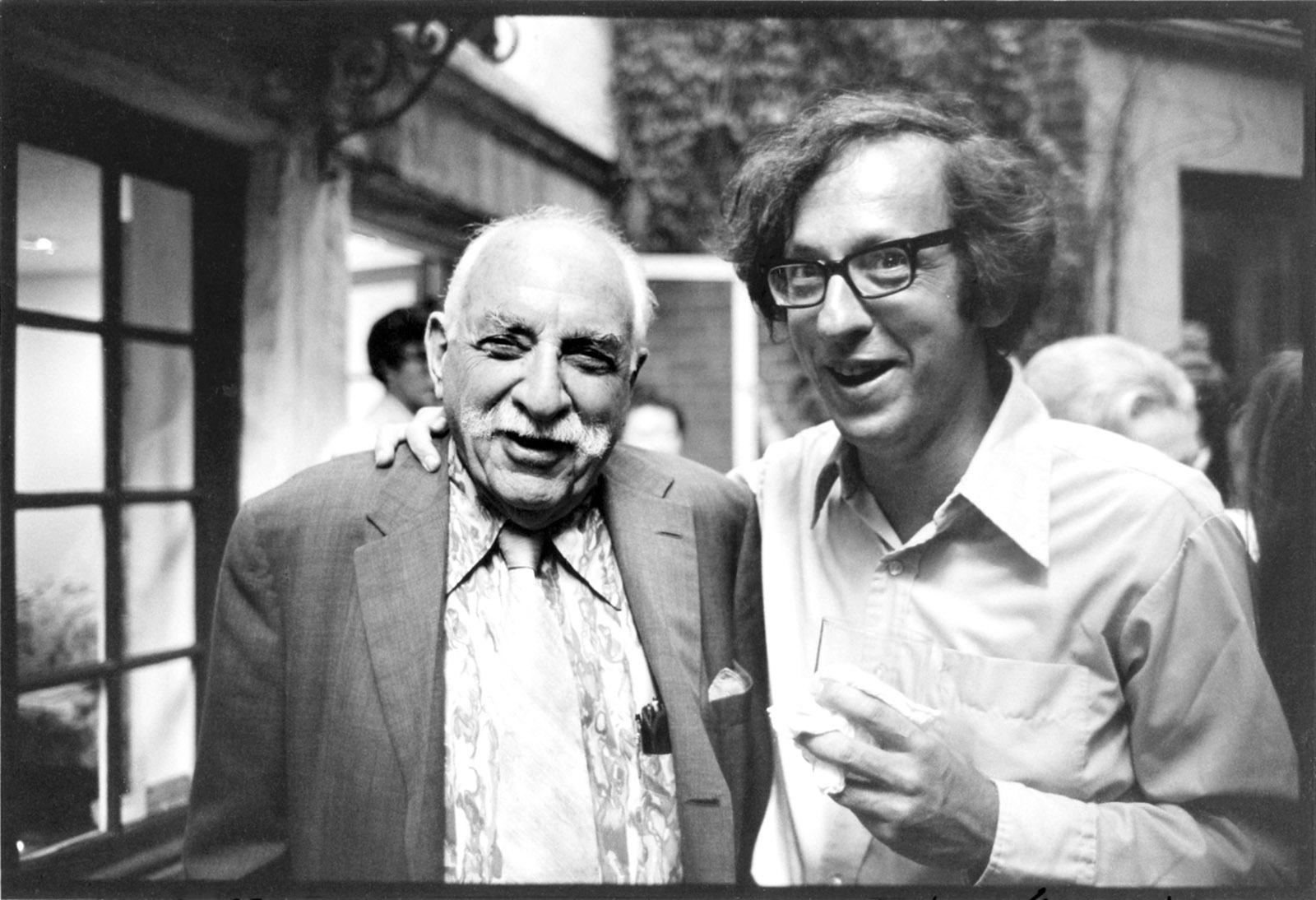 Bob Gottlieb with Alfred Knopf, New York City, July 1974