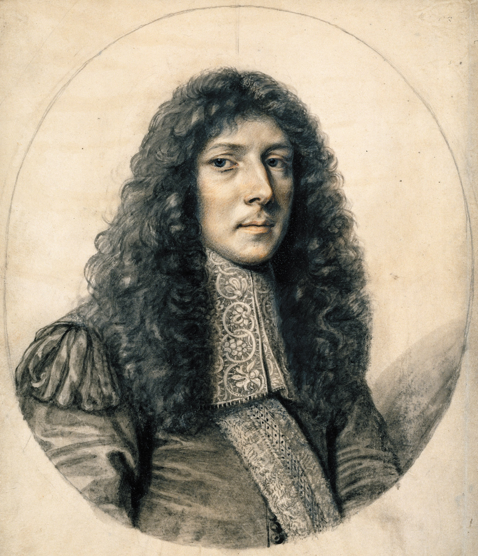 John Aubrey; portrait by William Faithorne, seventeenth century