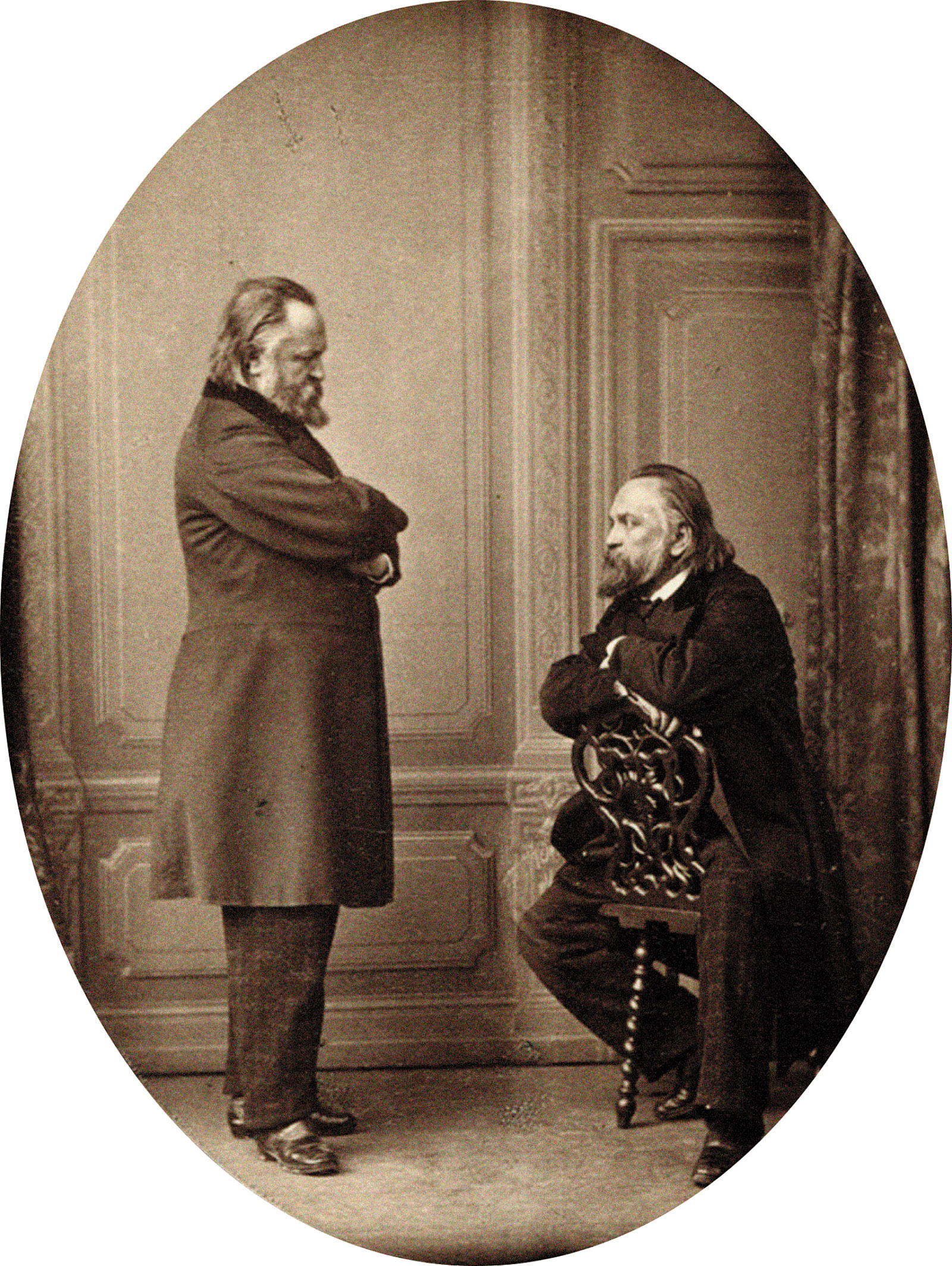 ‘Herzen Against Herzen’; photograph by Sergei Lvovich Levitsky, 1865