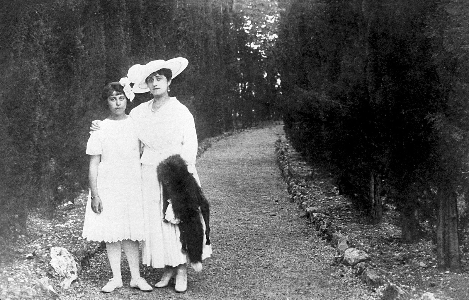 Irène Némirovsky with her mother, Fanny, before they fled Russia, circa 1916