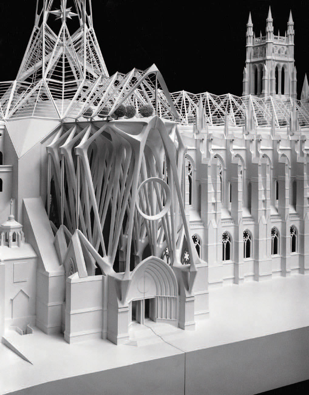 Model for Santiago Calatrava's Cathedral of St. John the Divine, 1992