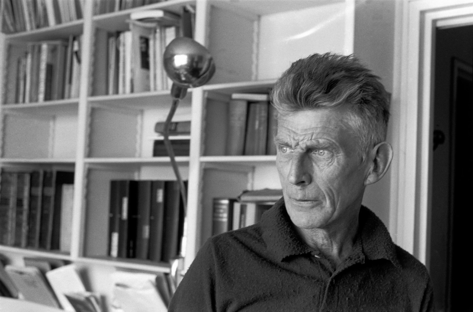 Samuel Beckett, Paris, 1964; photograph by Henri Cartier-Bresson